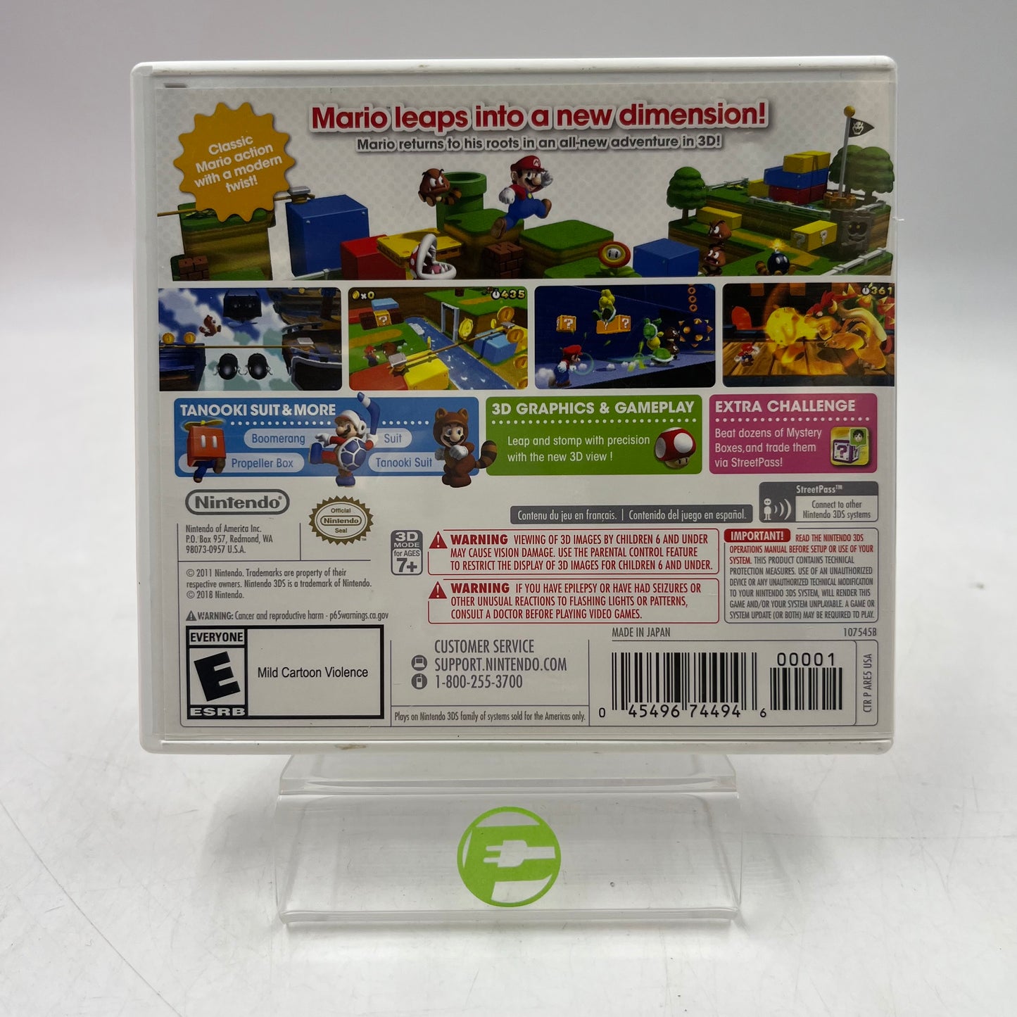 Super Mario 3D Land (Nintendo 3DS, 2011)