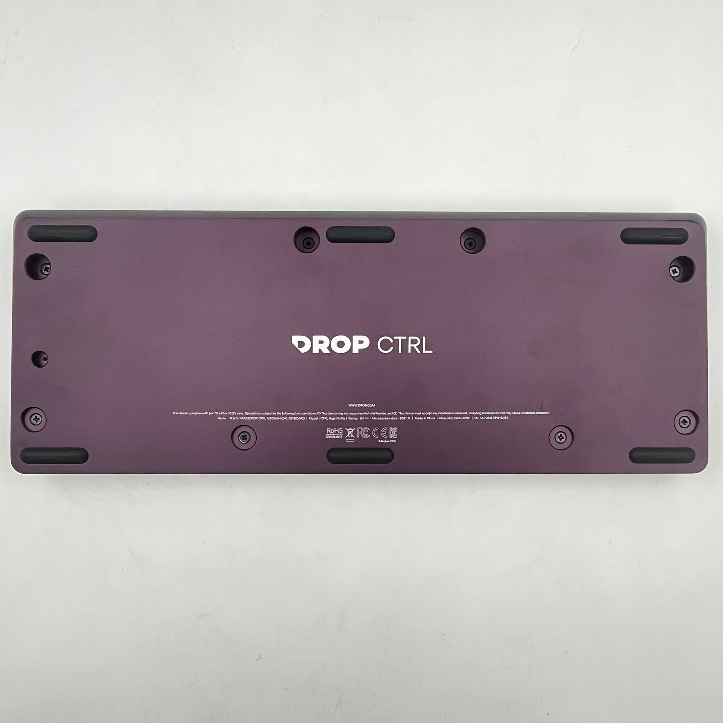 Drop Amethyst Gemstone Wired Mechanical Keyboard