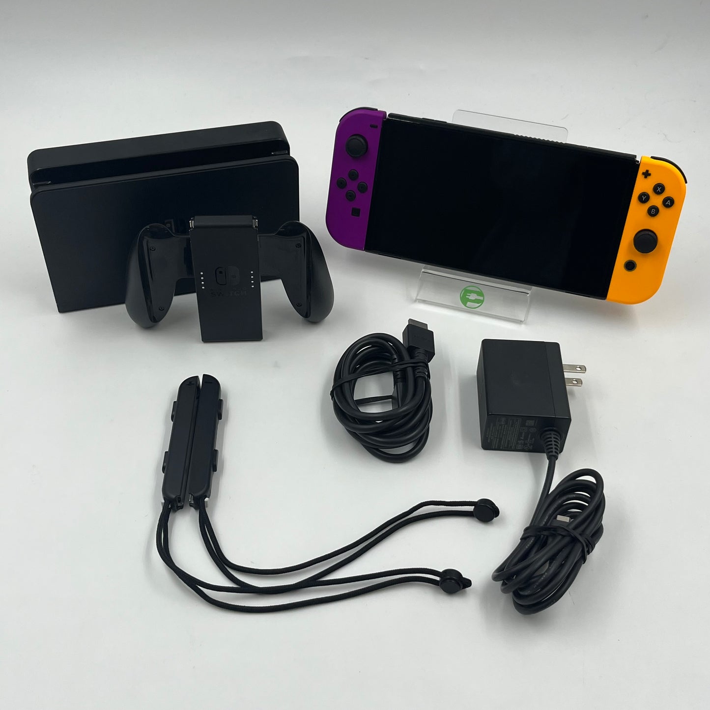 Nintendo Switch OLED Video Game Console HEG-001 Orange/Purple