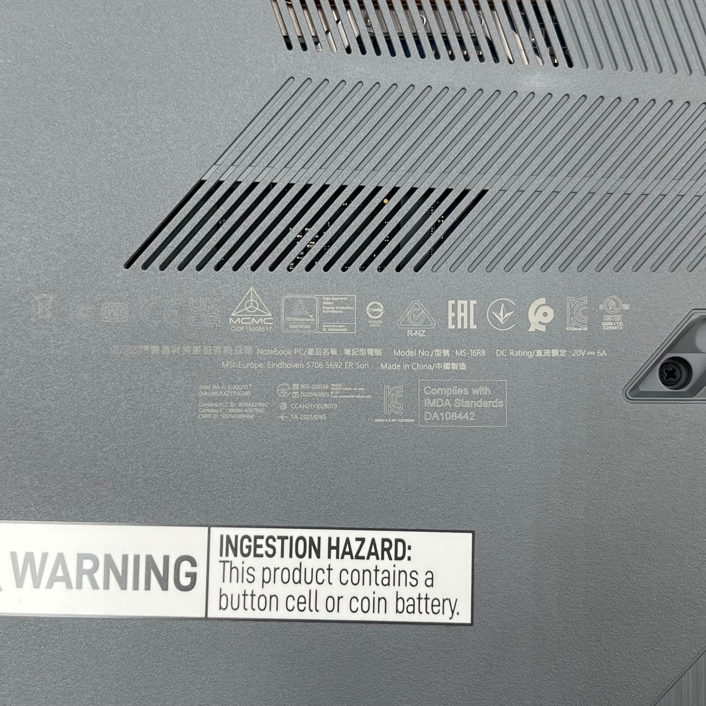 MSI Thin 15 B13VE 15.6" i5-13420H 2.1GHz 16GB RAM 512GB SSD GeForce RTX 4050