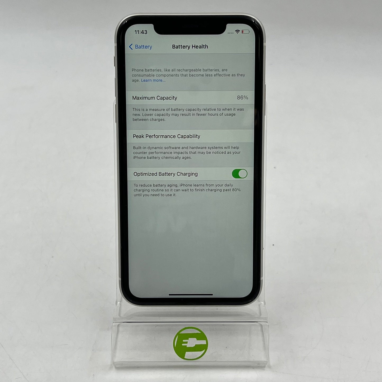 T-Mobile Apple iPhone 11 64GB 14.2 White MWJF2LL/A