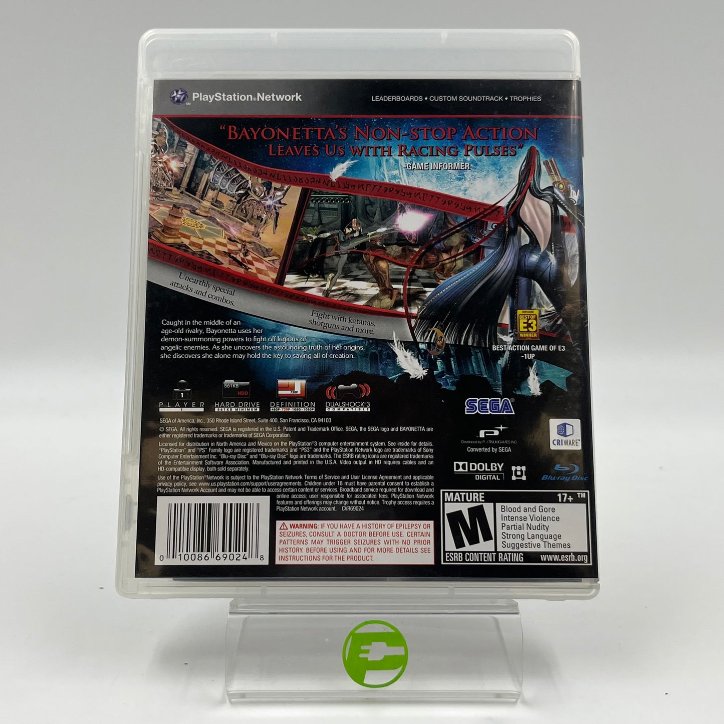 Bayonetta (Sony PlayStation 3 PS3, 2010)