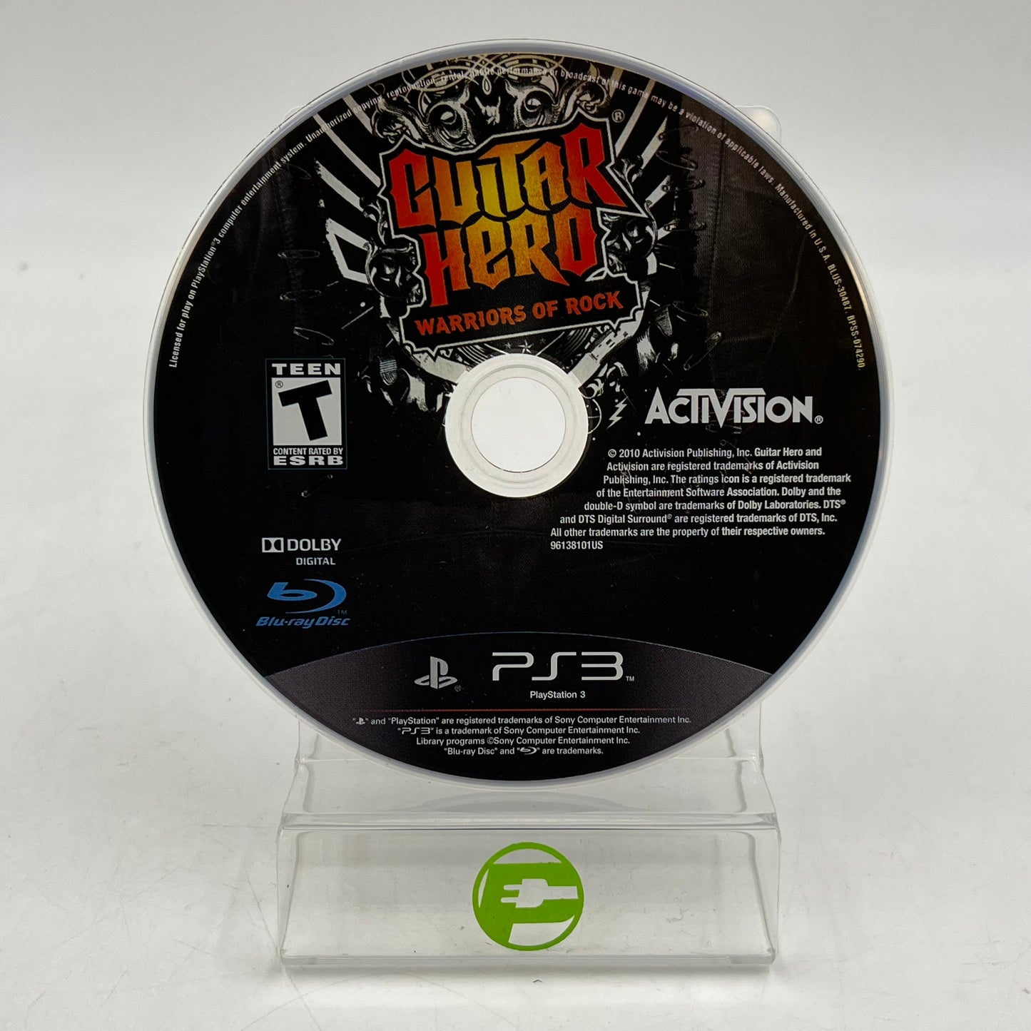 Guitar Hero: Warriors of Rock (Sony PlayStation 3 PS3, 2010)