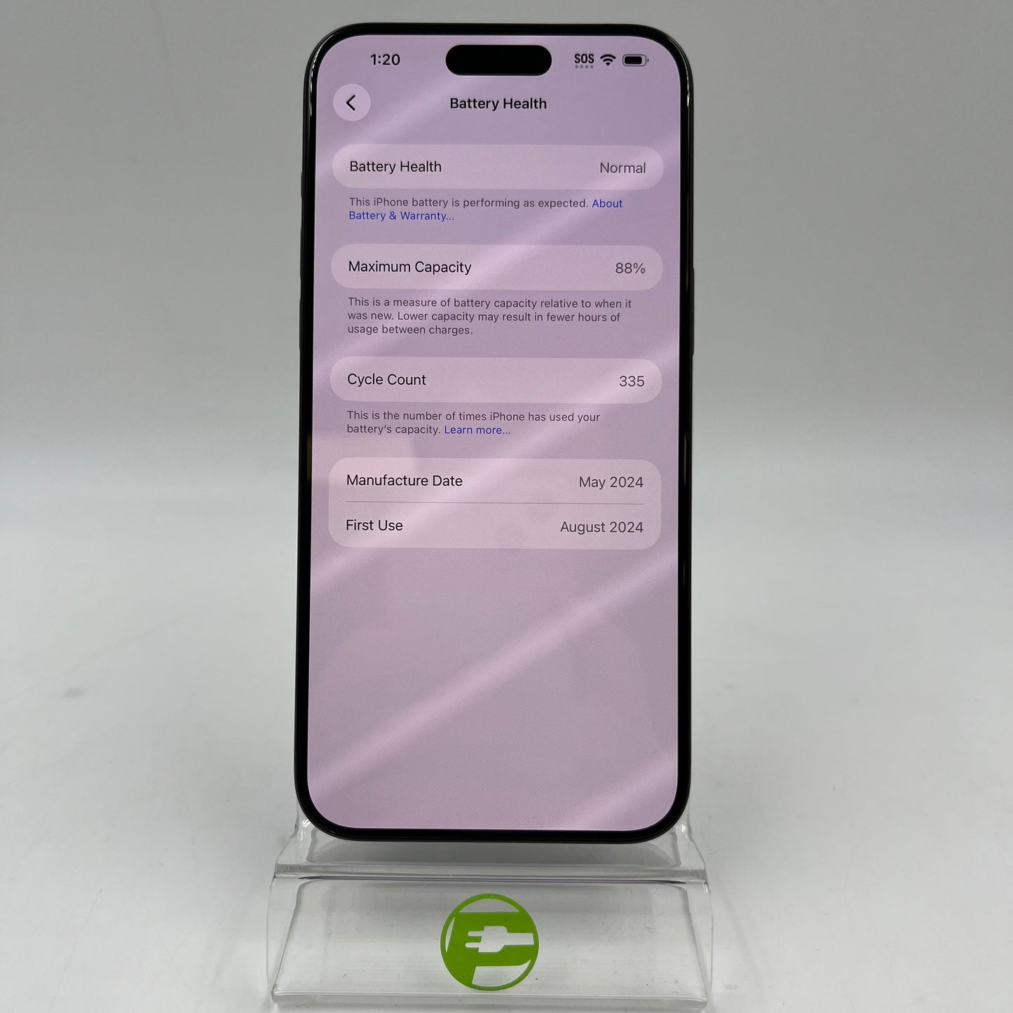 Factory Unlocked Apple iPhone 15 Pro Max 256GB Black Titanium MU663LL/A