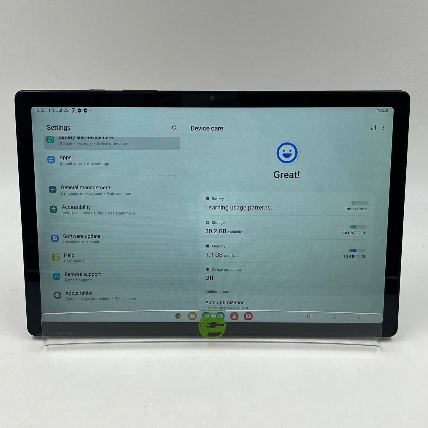 WiFi Only Samsung Galaxy Tab A8 10.5" 32GB Black SM-X200