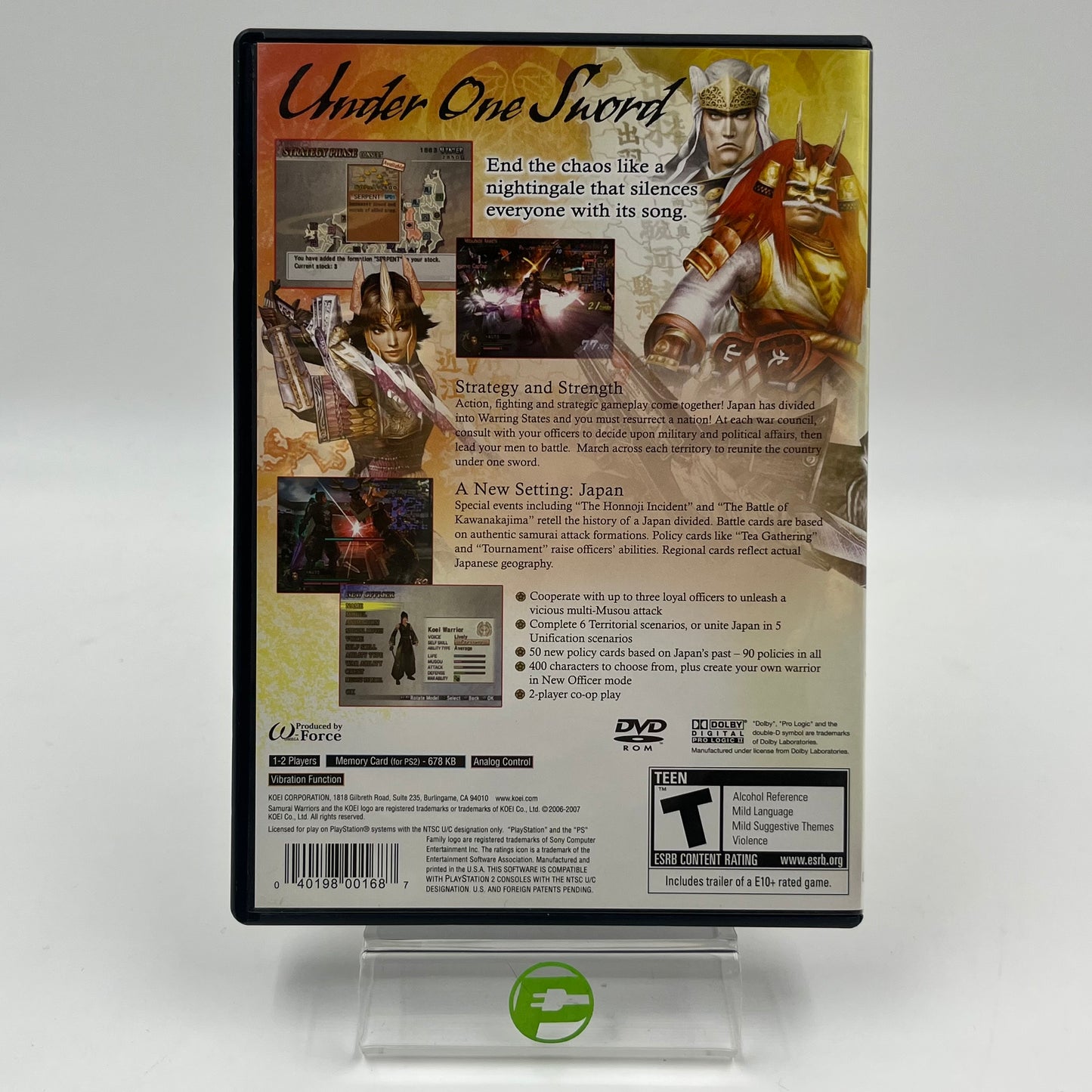 Samurai Warriors 2 Empires (Sony PlayStation 2 PS2, 2007)