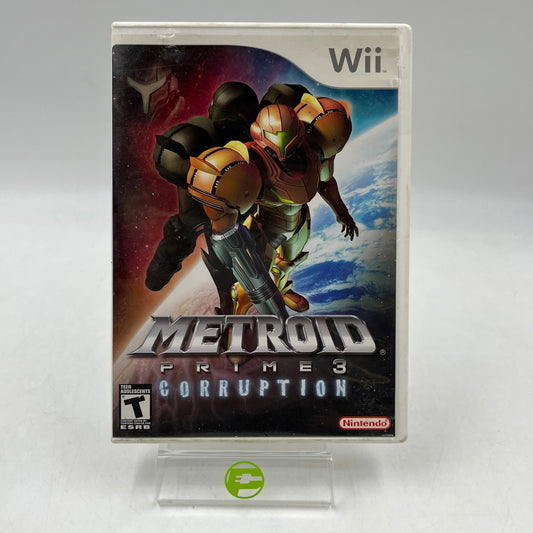 Metroid Prime 3 Corruption (Nintendo Wii, 2007)