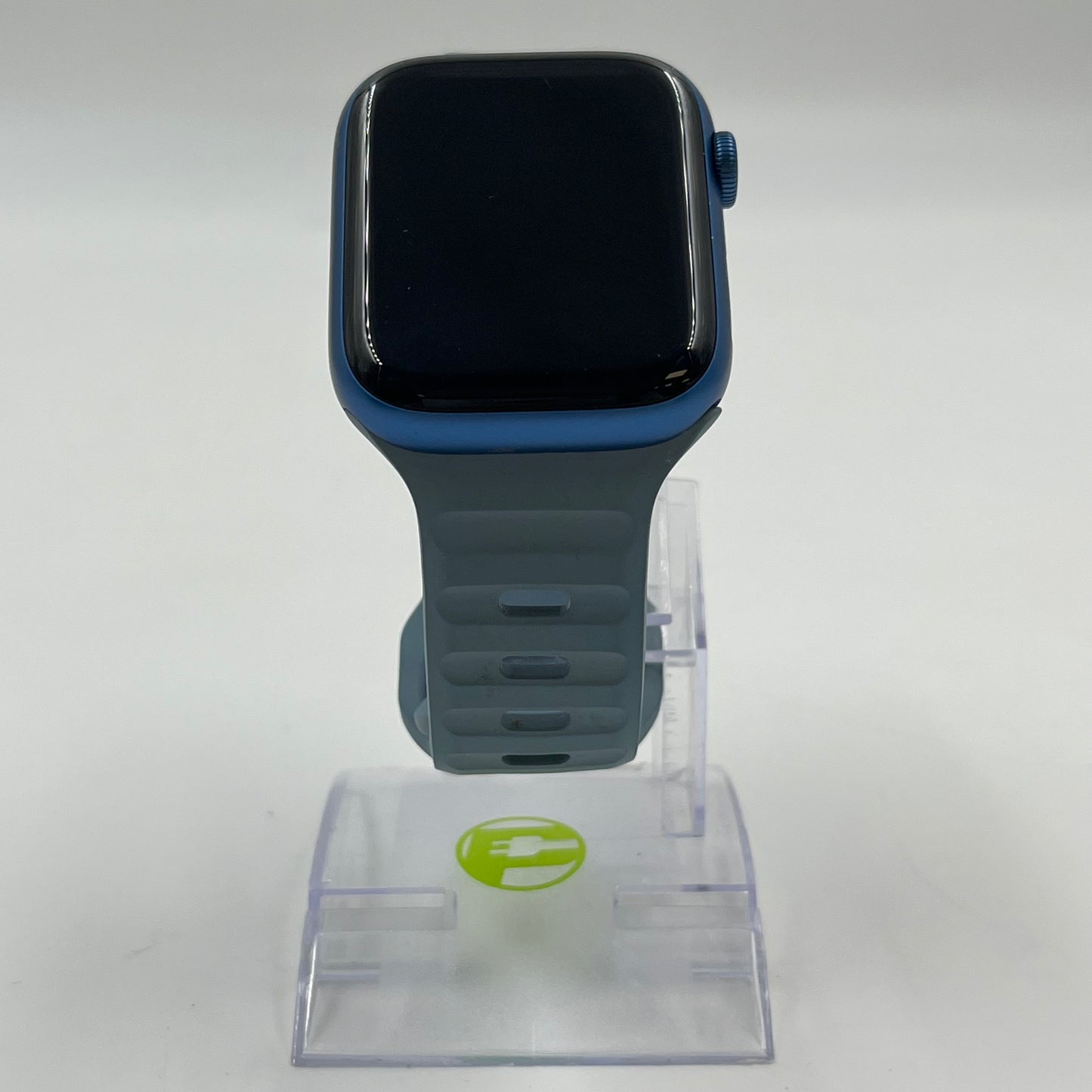 GPS Only Apple Watch Series 7 45MM Blue Aluminum Blue Sport Loop MKNR3LL/A