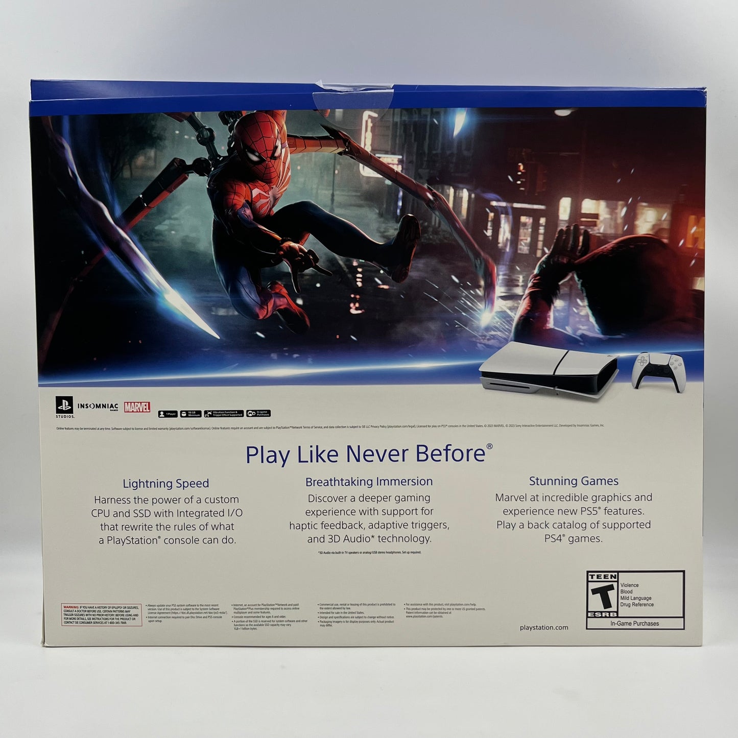 New Sony PlayStation 5 Slim Disc Edition PS5 1TB White Console System CFI-2015