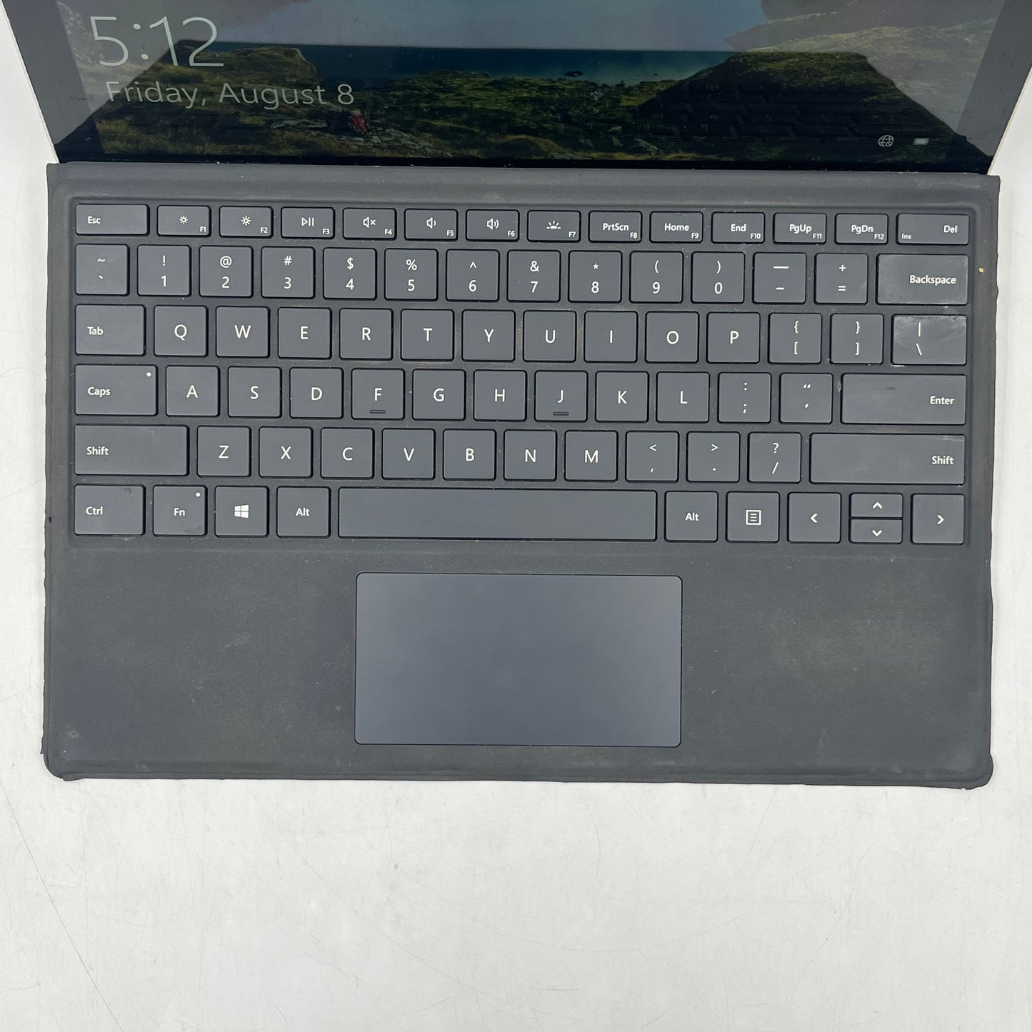 Broken Microsoft Surface Pro 5 1796 12" i5-7300U 2GHz 8GB RAM 128GB Bad Touch