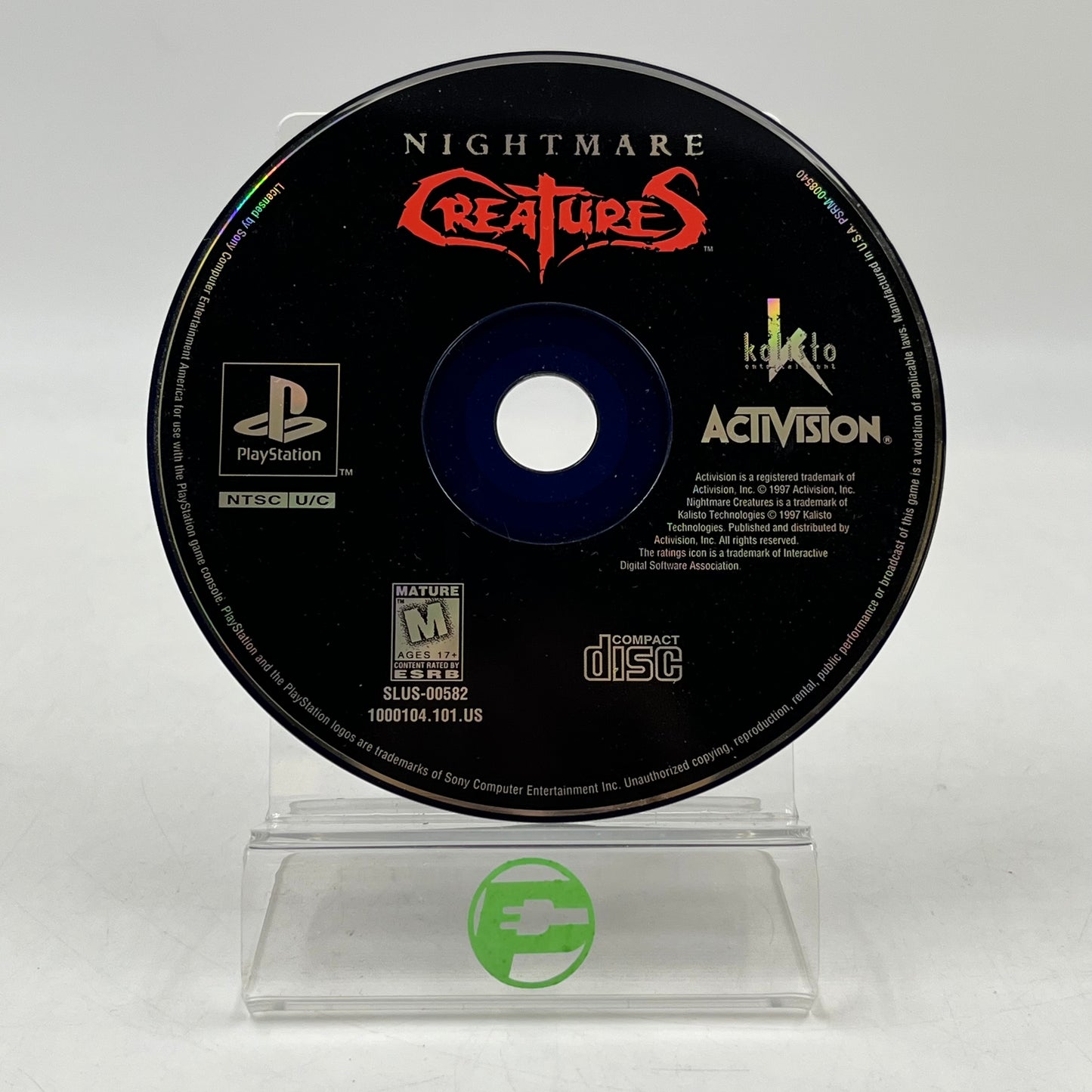 Nightmare Creatures (Sony PlayStation 1 PS1, 1997)