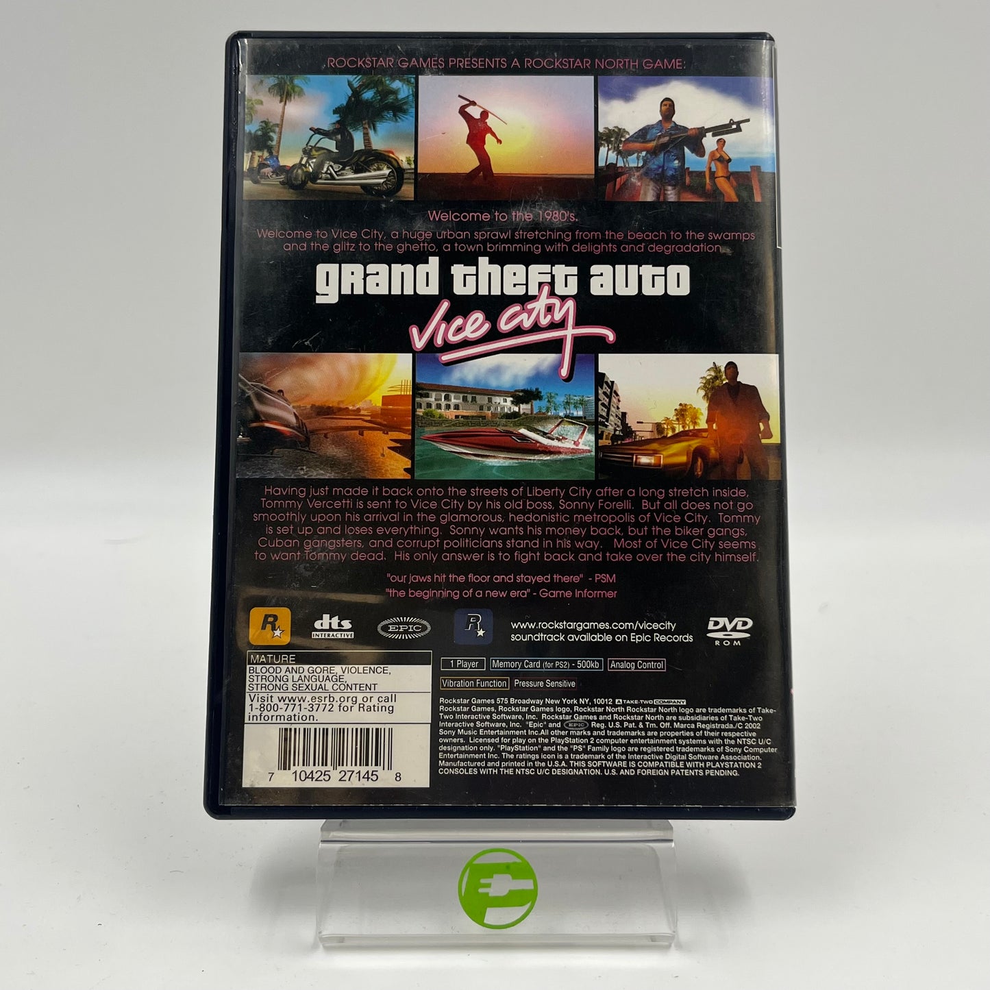 Grand Theft Auto Vice City (Sony PlayStation 2 PS2, 2002)