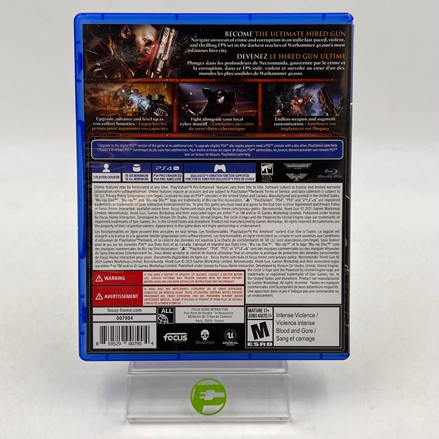 Necromunda: Hired Gun (Sony PlayStation 4 PS4, 2021)
