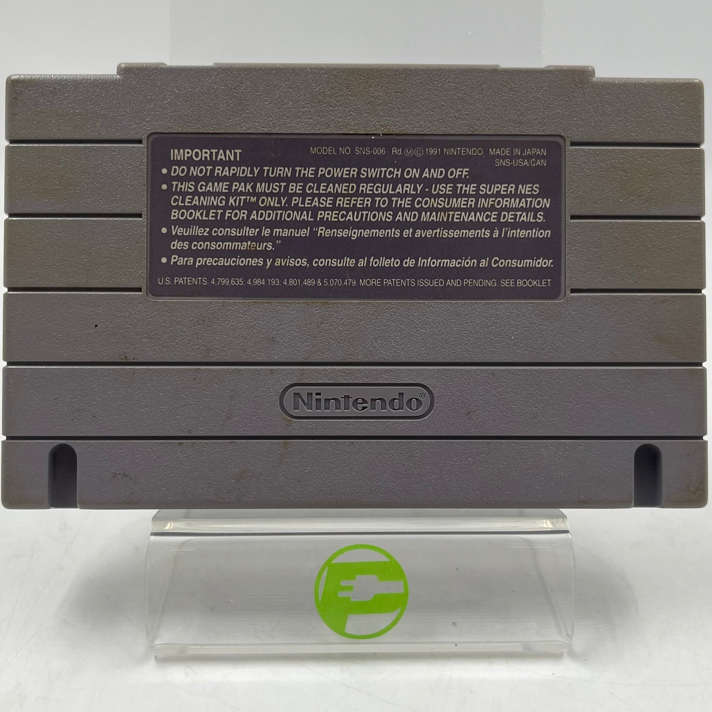 Super Mario Kart (Super Nintendo SNES, 1992) Cartridge Only