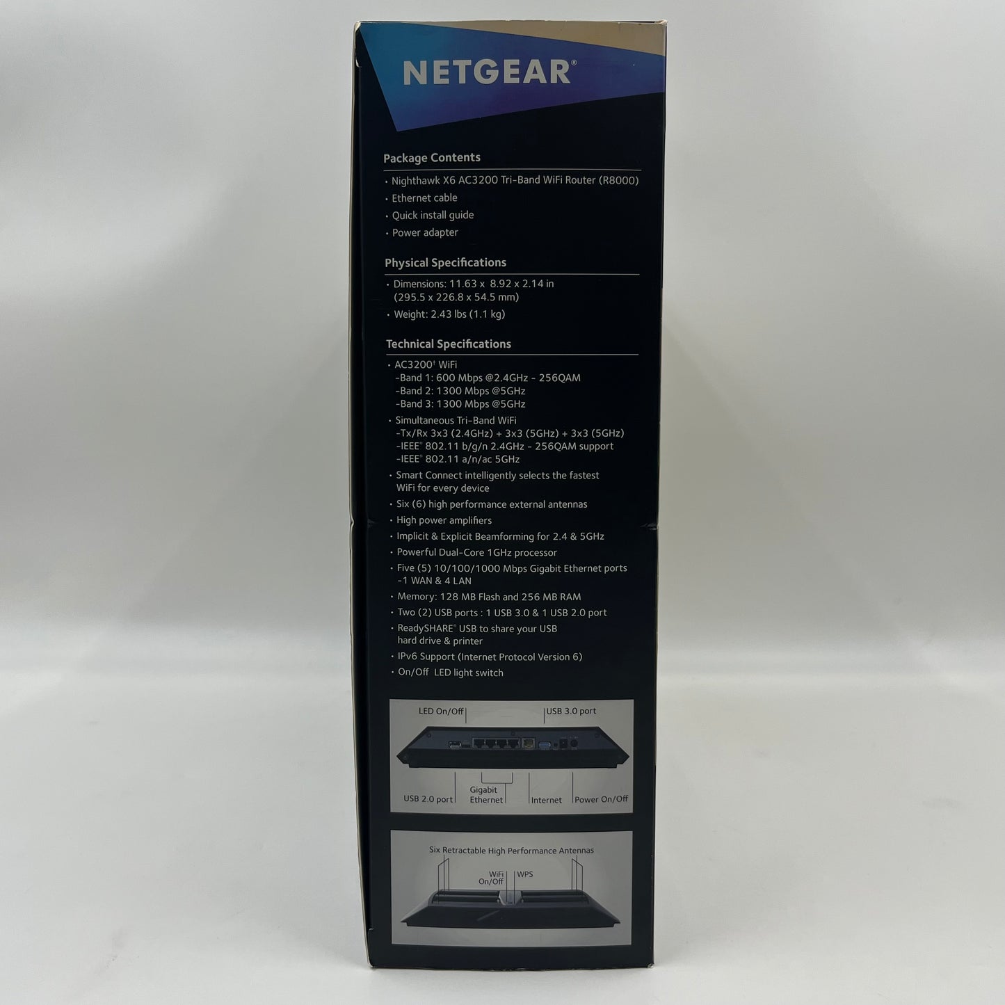NETGEAR Nighthawk X6 Tri Band 2.4GHz/5Ghz R8000 Wifi Router