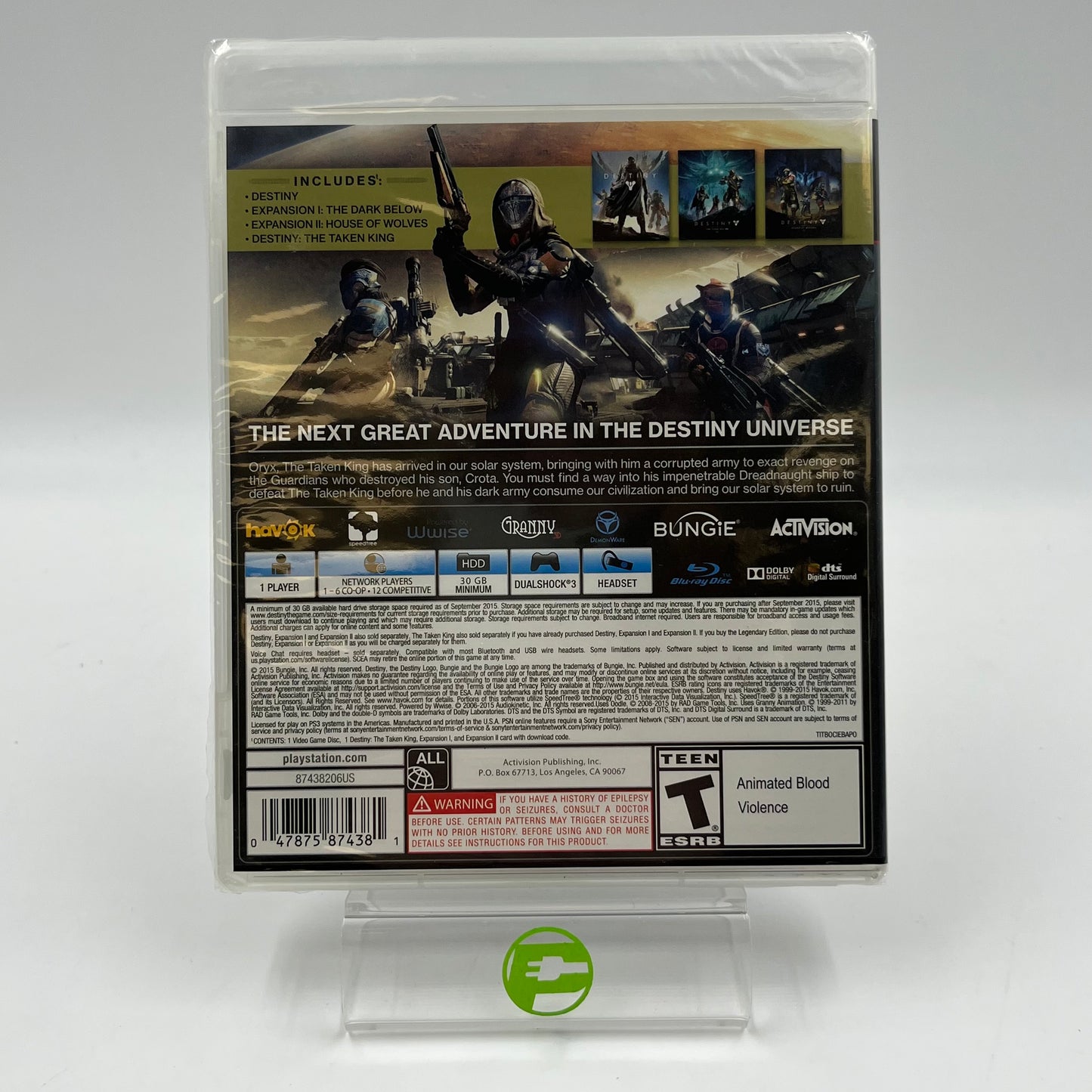 New Destiny: Taken King Legendary Edition (Sony PlayStation 3 PS3, 2015)