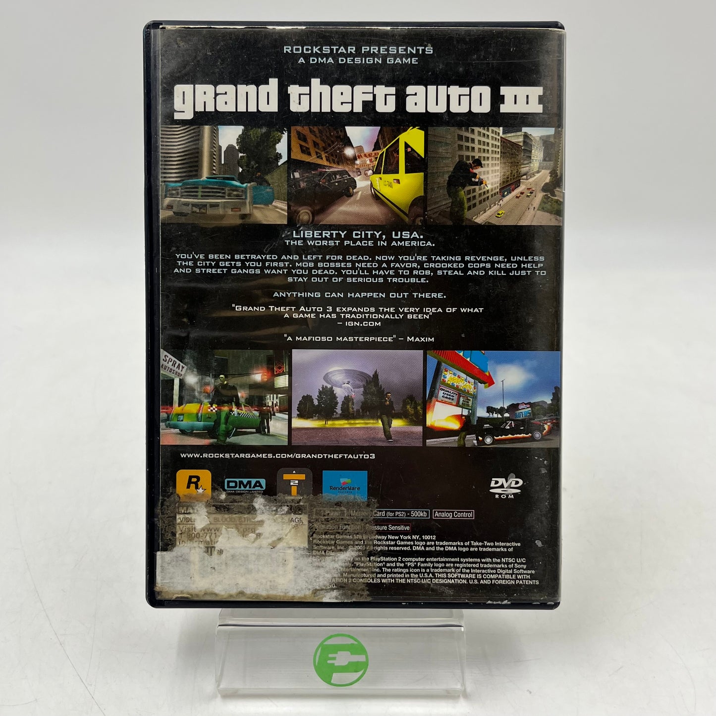 Grand Theft Auto III (Sony PlayStation 2 PS2, 2001)