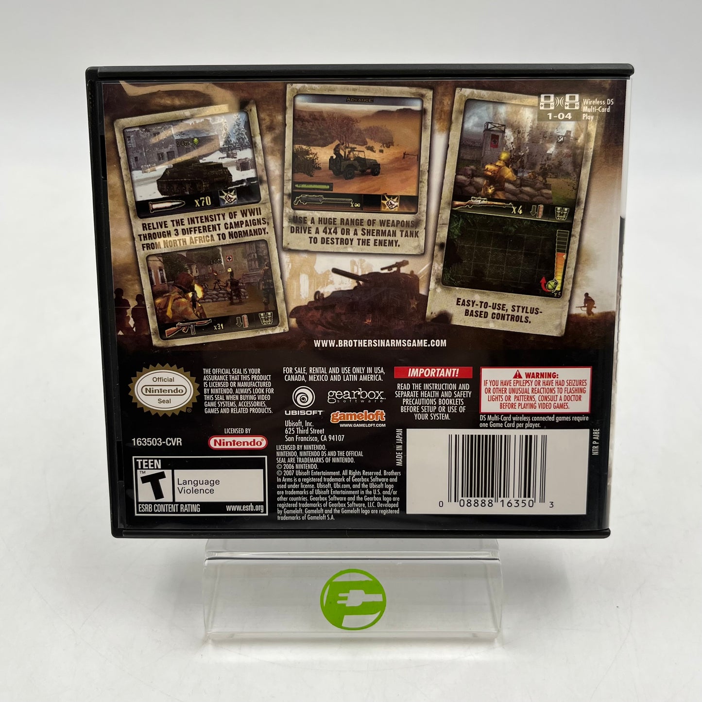 Brothers in Arms War Stories (Nintendo DS, 2007)
