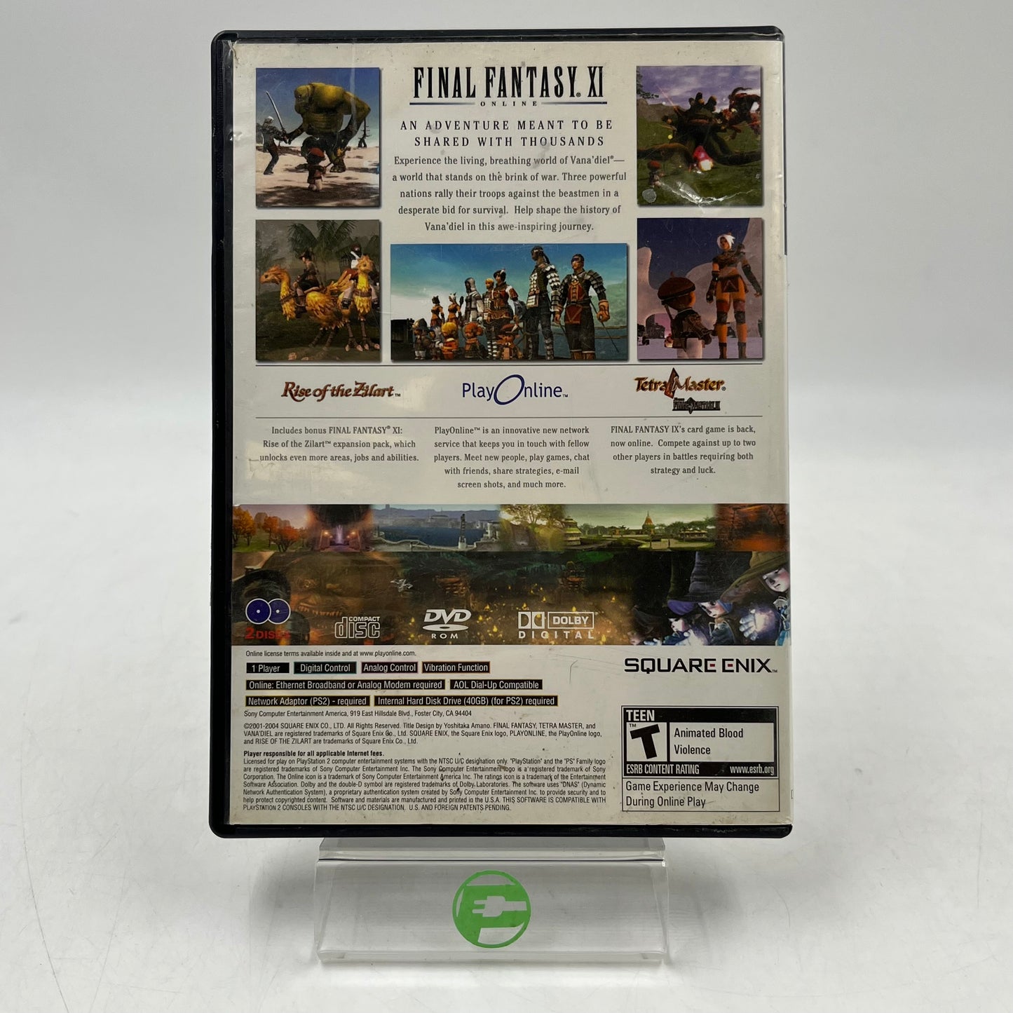 Final Fantasy XI (Sony PlayStation 2 PS2, 2004)