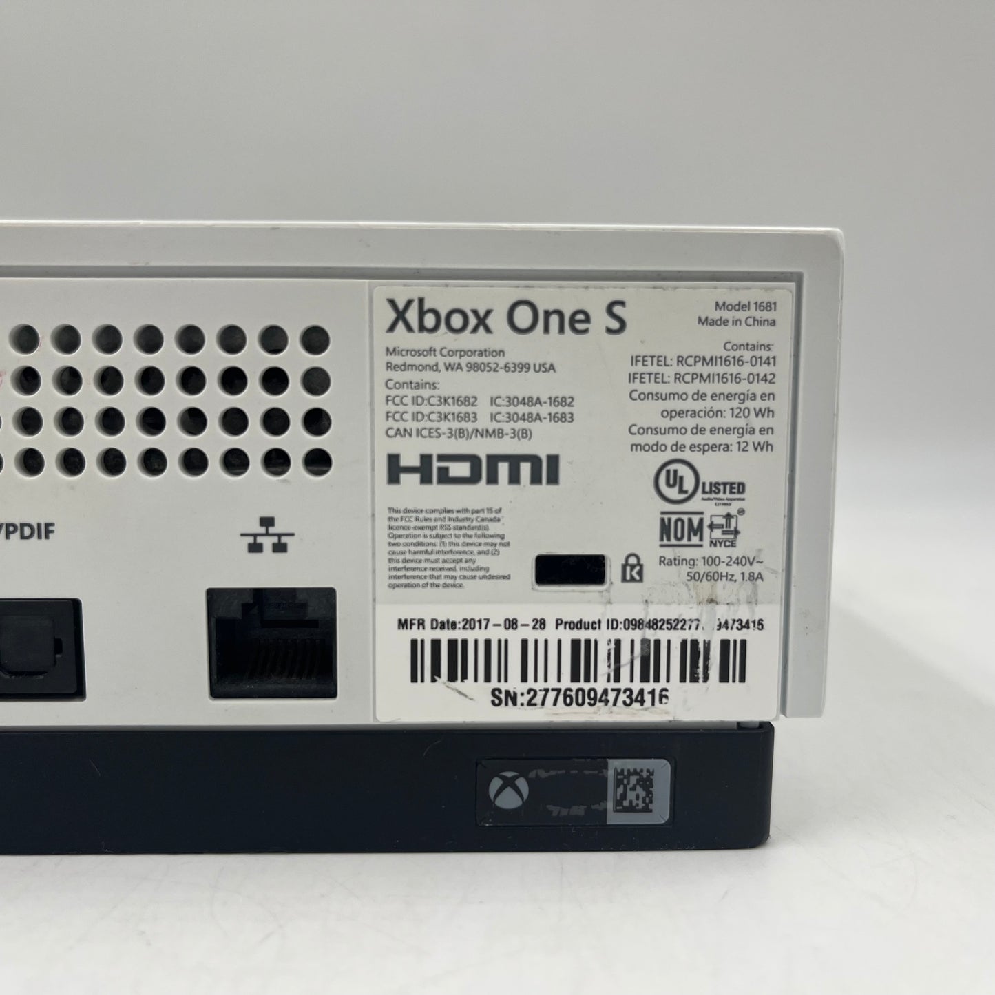 Microsoft Xbox One S 500GB Console Gaming System White 1681