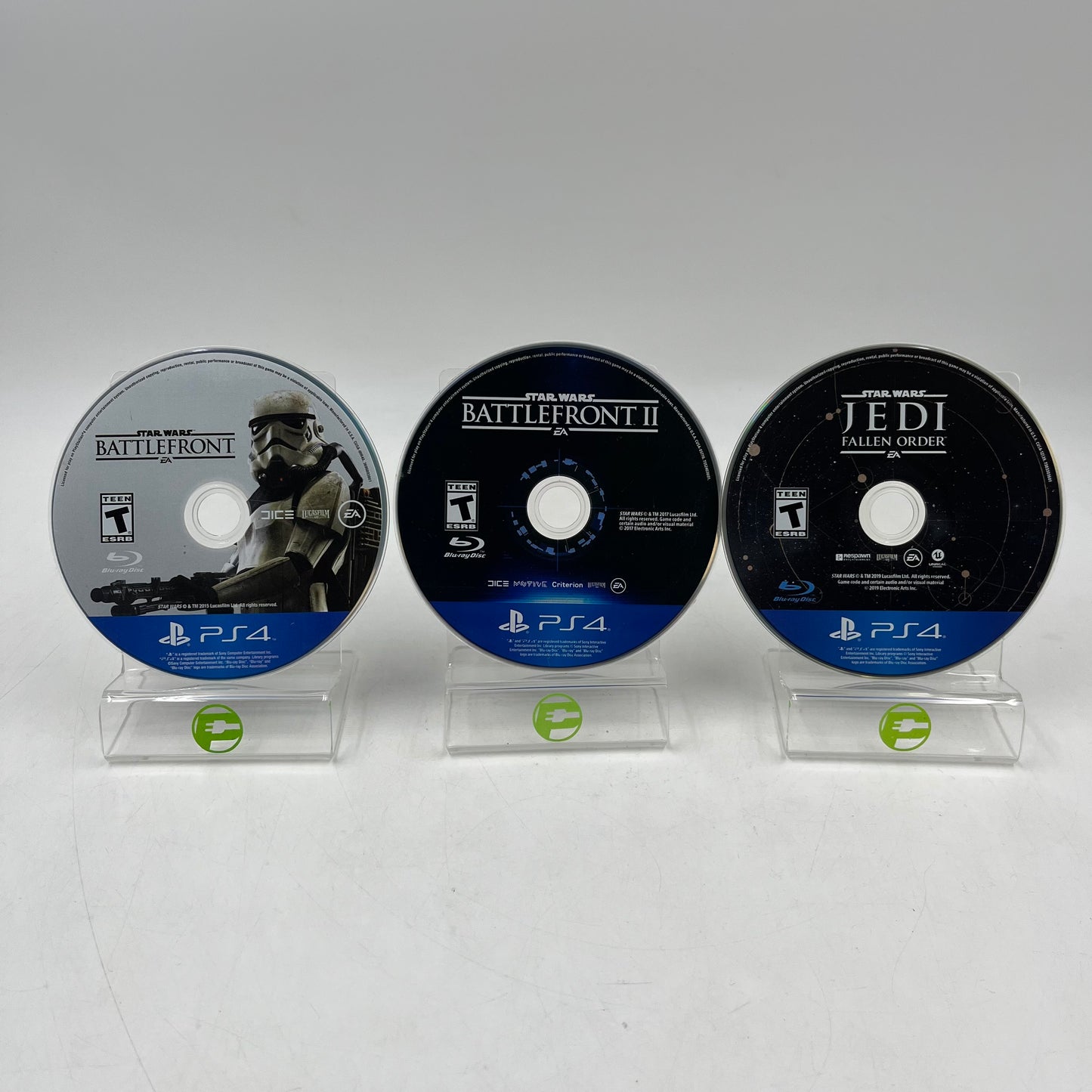 Lot of 3 Sony PlayStation 4 PS4 Games Star Wars Battlefront Jedi Fallen Order