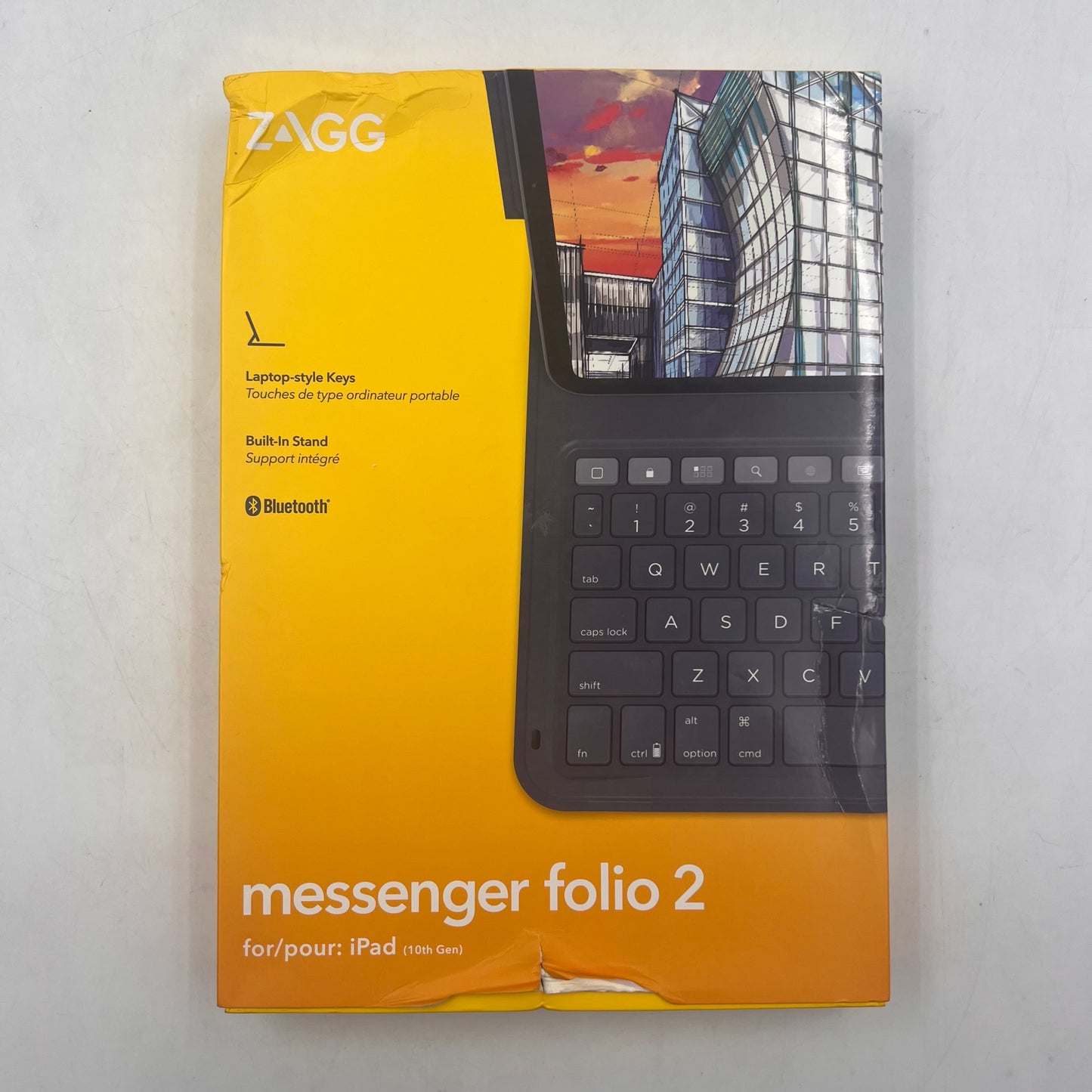 ZAGG messenger folio 2 103010812 Black Wireless For iPad 10th Gen