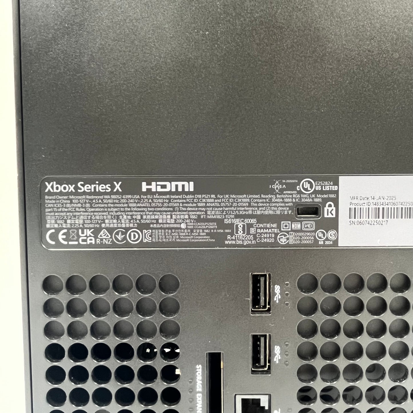 Microsoft Xbox Series X 1TB Console Gaming System Carbon Black 1882