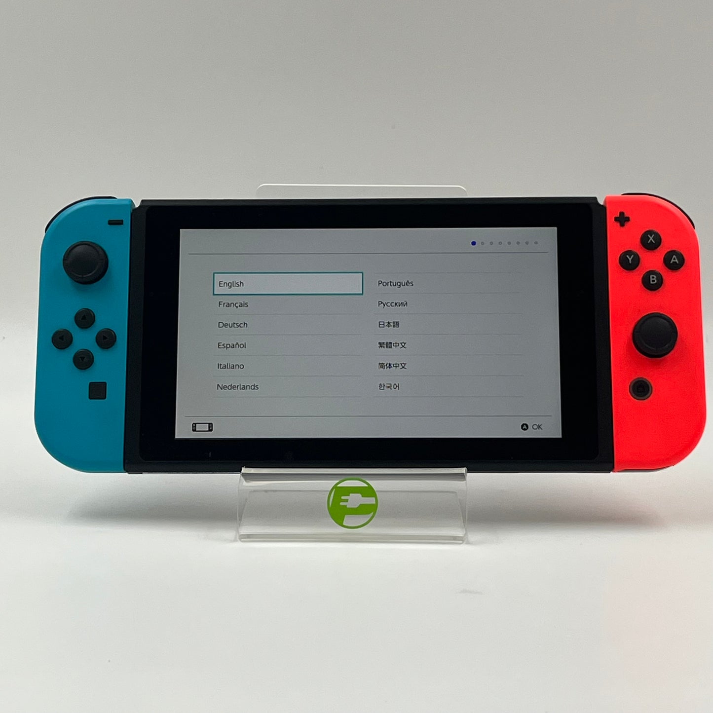 Nintendo Switch v2 Video Game Console HAC-001(-01) Red/Blue