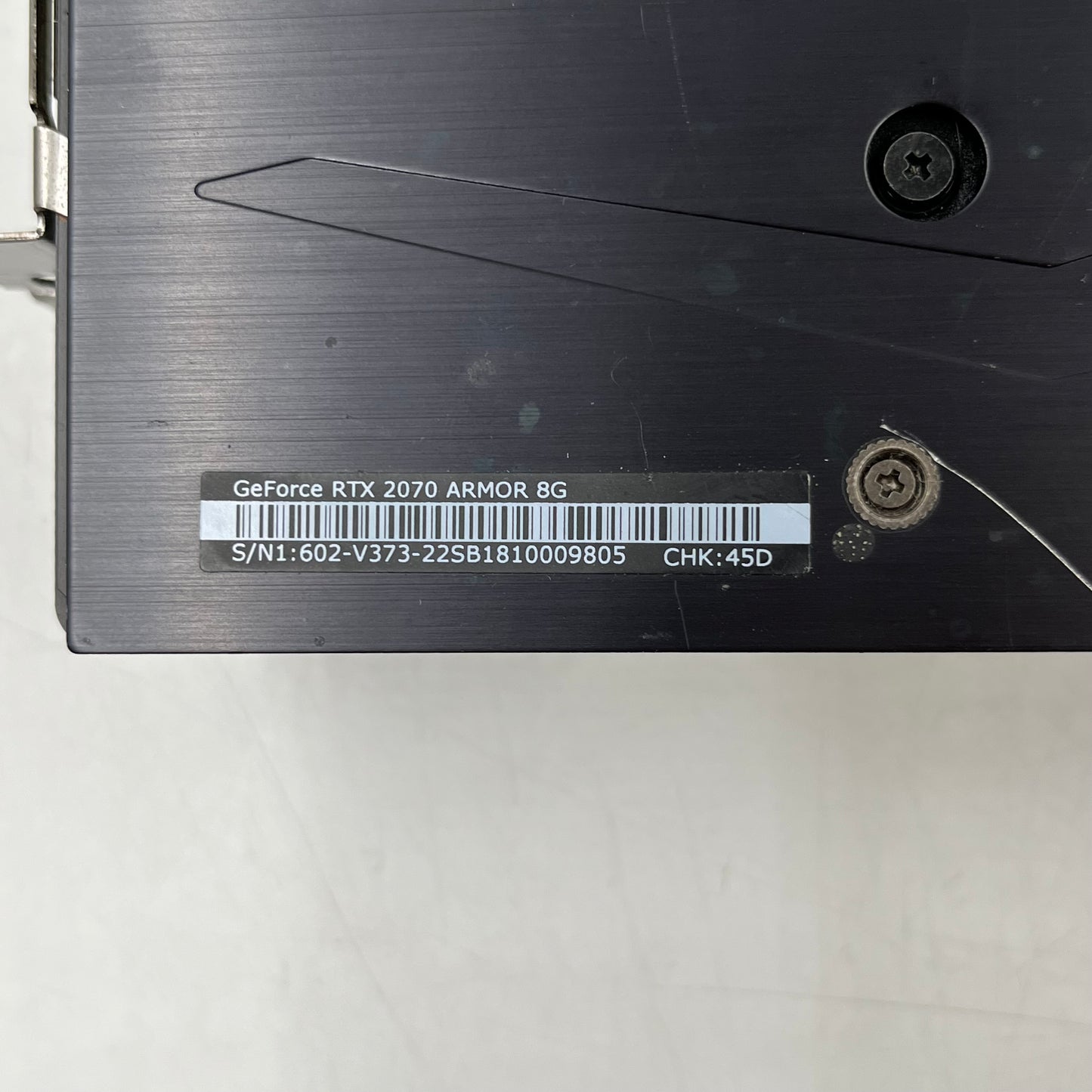 MSI Geforce RTX 2070 Armor 8G 8GB GDDR6 Graphics Card Armor 8G