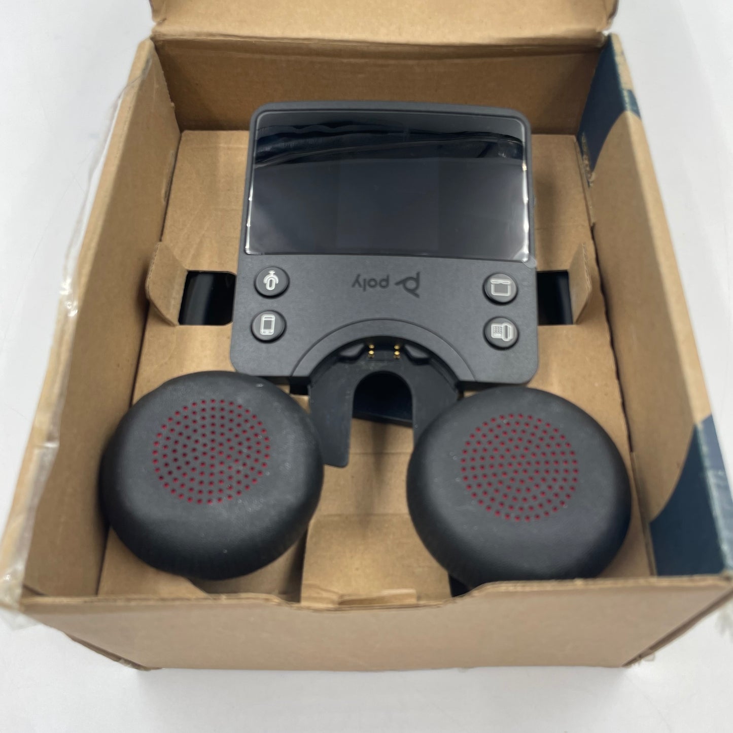 Poly Savi 7420 Office Wireless DECT Stereo Headset Black