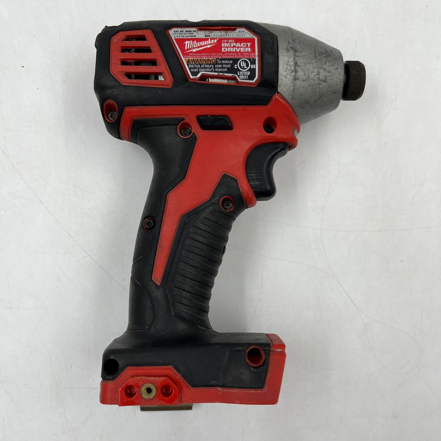 Milwaukee 2656-20 M18 18V 1/4" Hex Impact Driver Tool Only