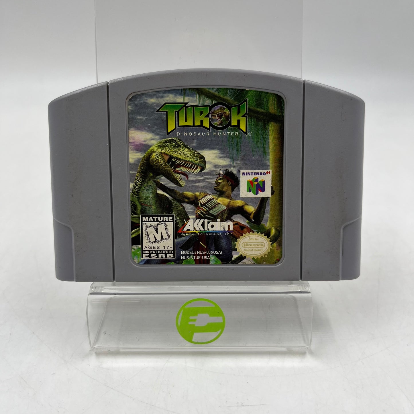 Turok Dinosaur Hunter (Nintendo 64 N64, 1997) Cartridge Only