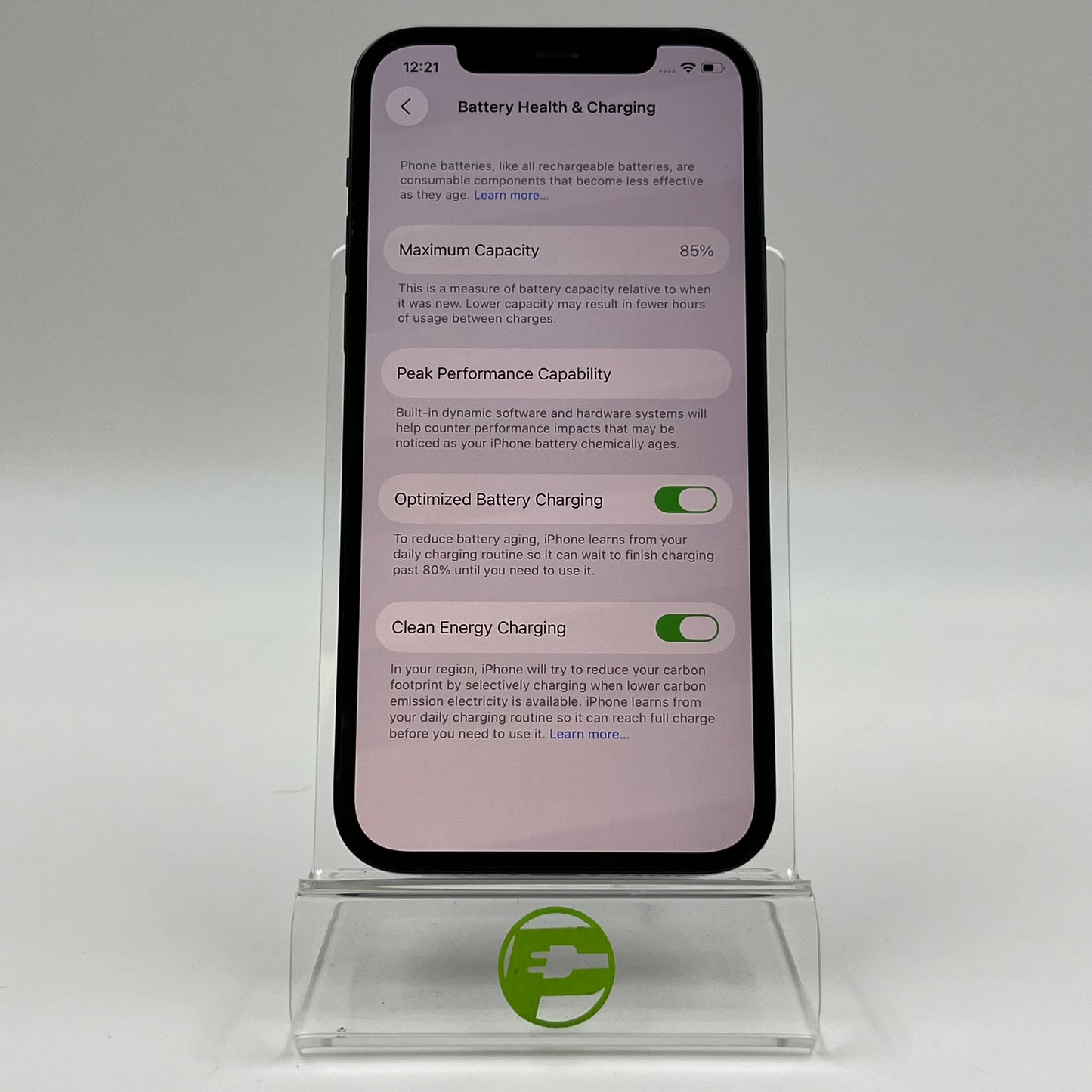 Unlocked Apple iPhone 12 64GB Black MGEF3LL/A