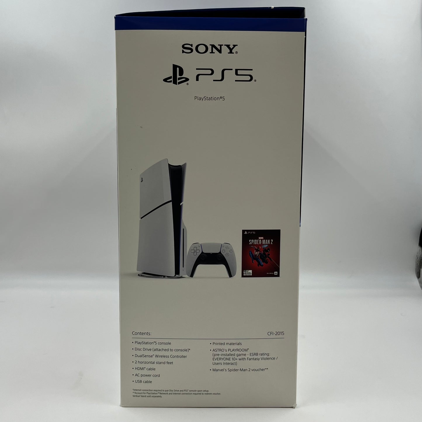 New Sony PlayStation 5 Slim Disc Edition PS5 1TB White Console System CFI-2015