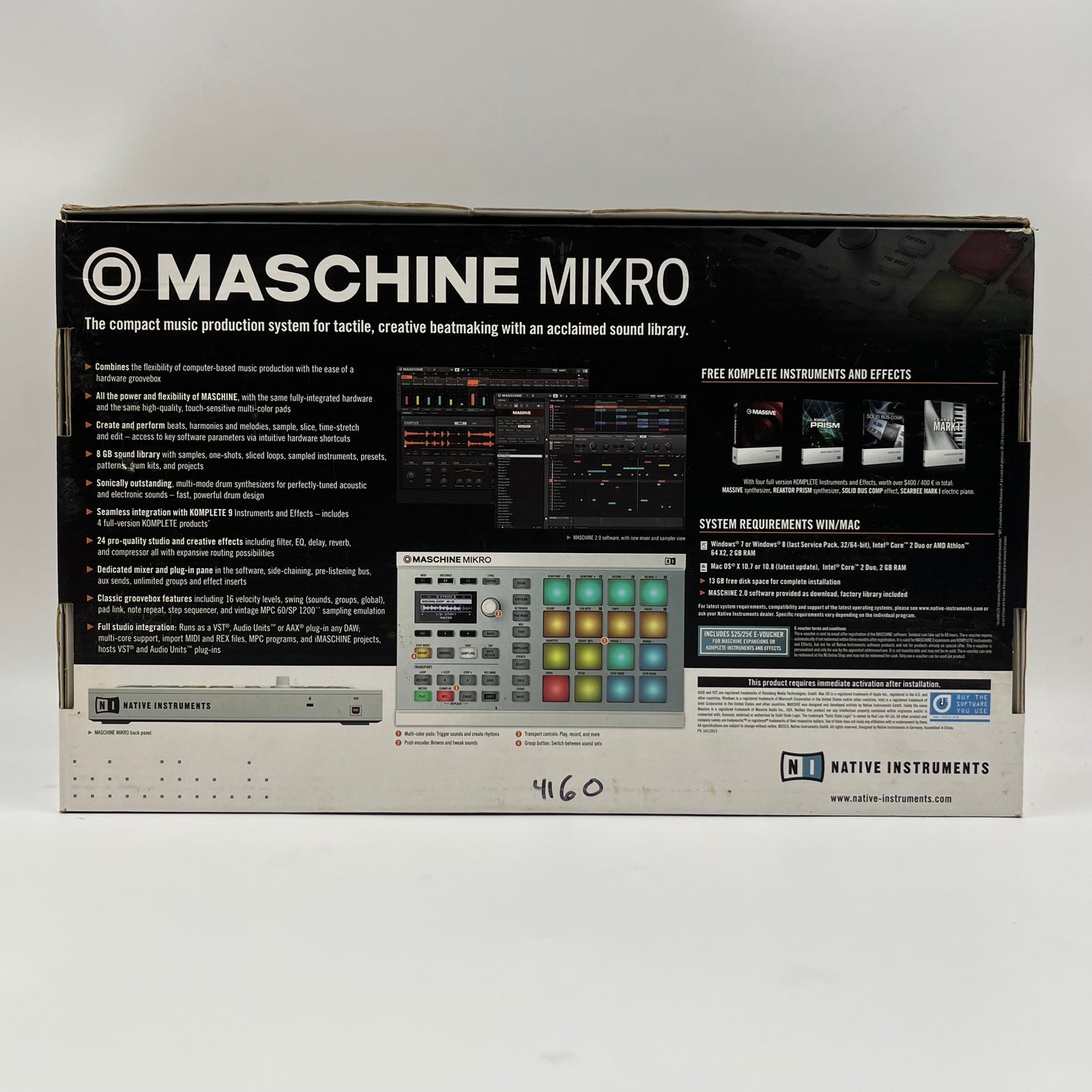 Native Instruments Maschine Mikro MK2 Groove Production Studio White