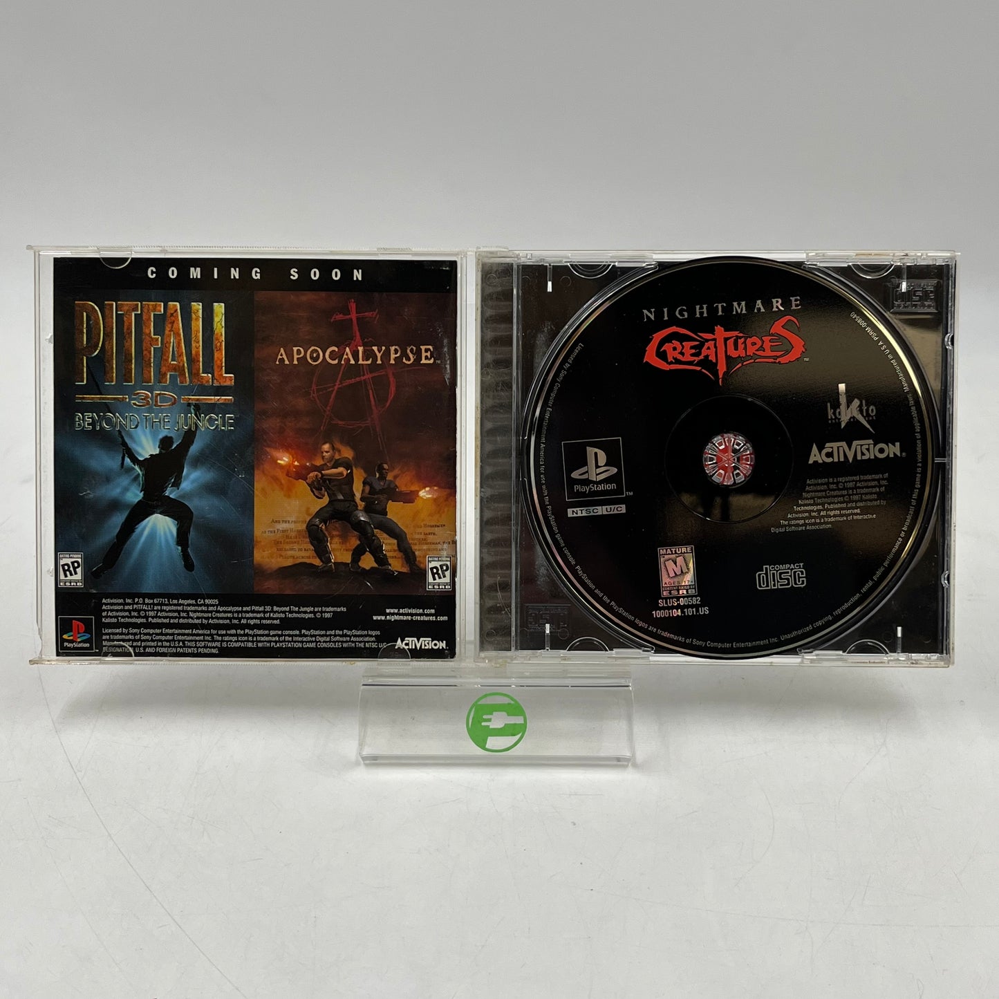Nightmare Creatures (Sony PlayStation 1 PS1, 1997)