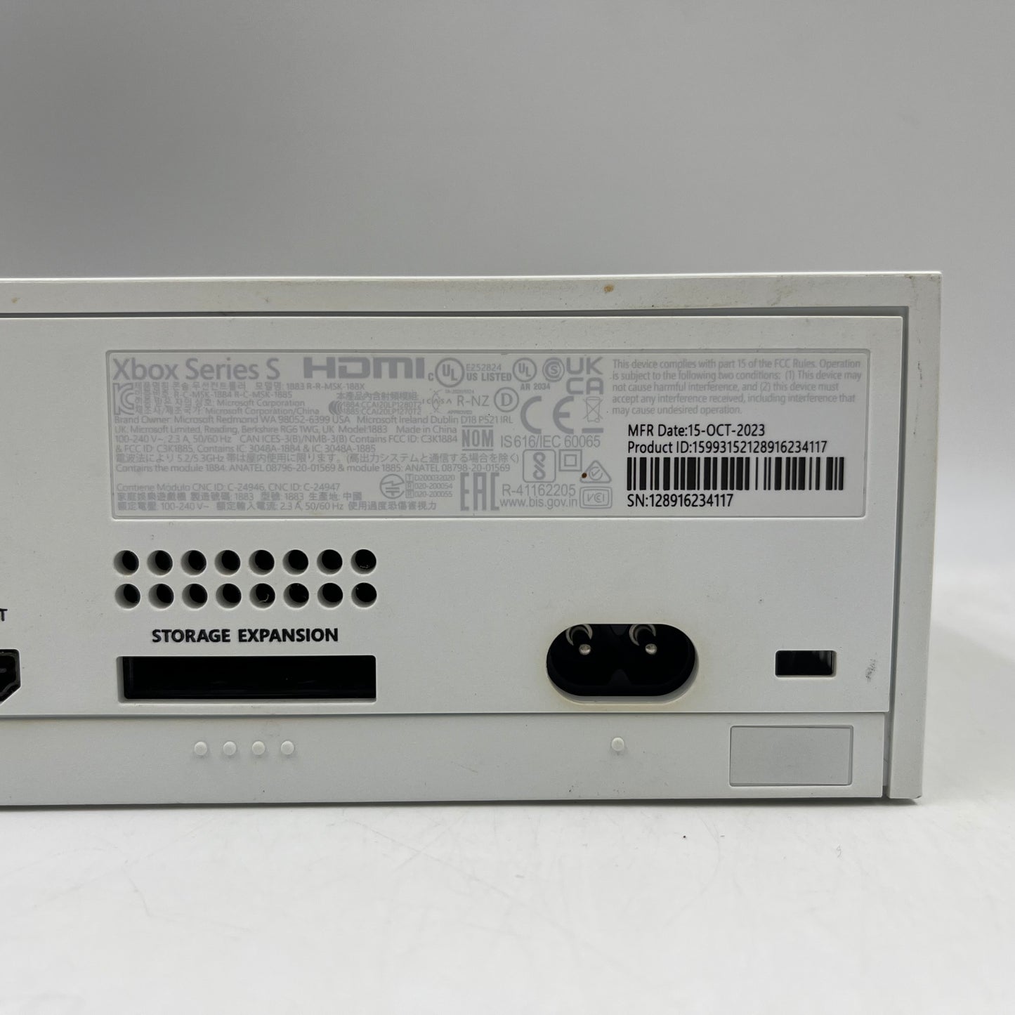 Microsoft Xbox Series S 512GB Console Gaming System White 1883