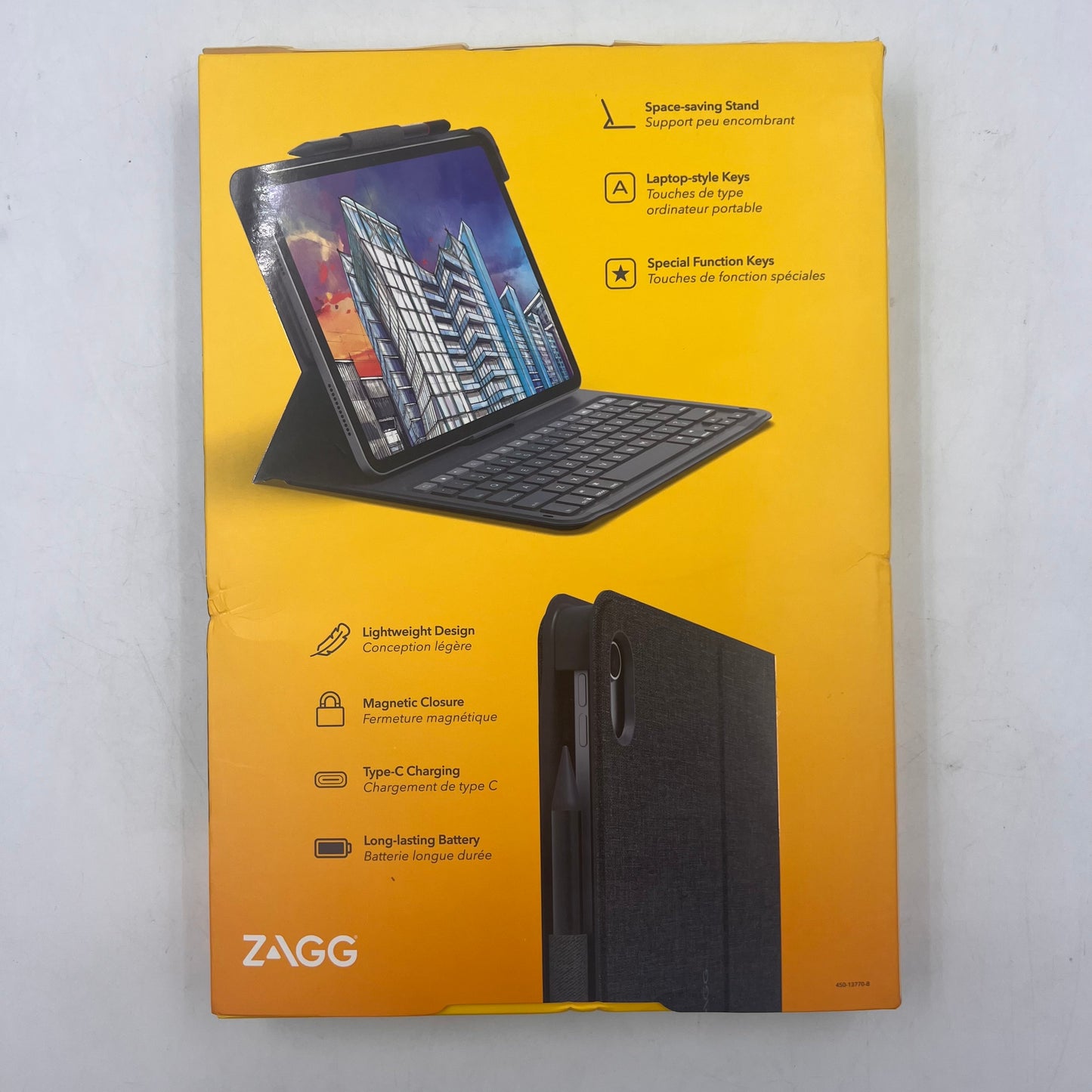 ZAGG messenger folio 2 103010812 Black Wireless For iPad 10th Gen
