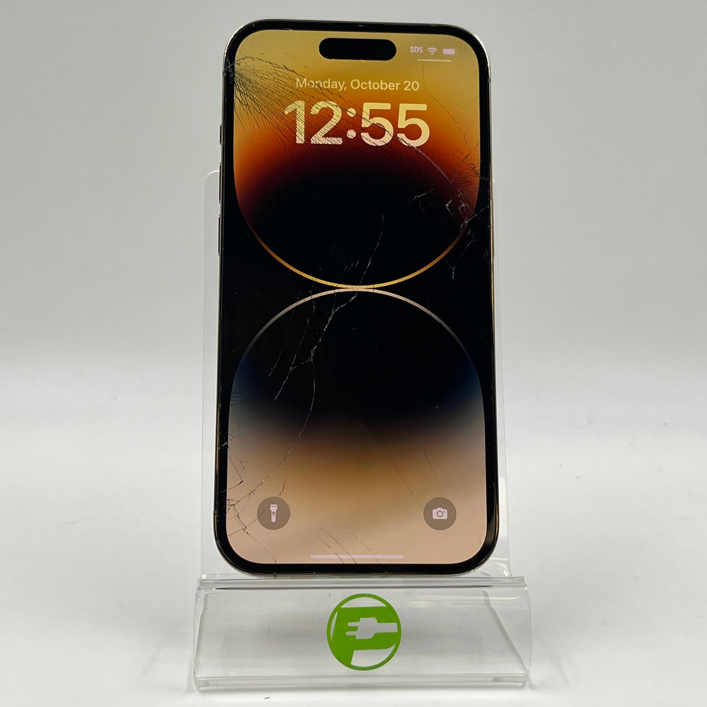 Broken Unlocked Apple iPhone 14 Pro 512GB 17.3.1 MQ213LL/A Cracked