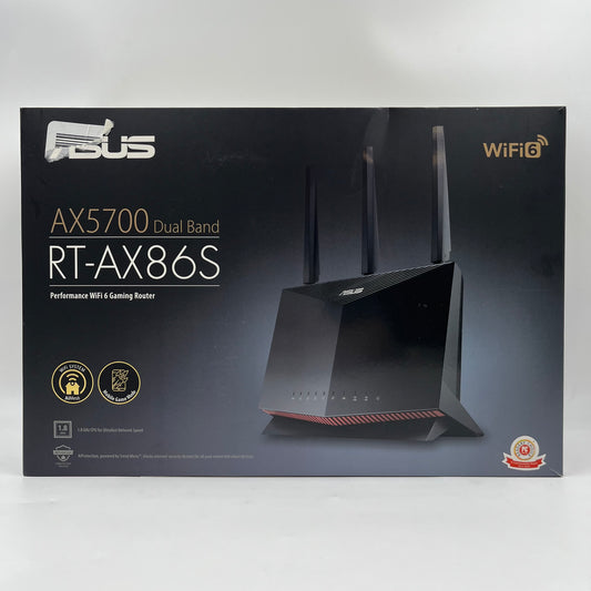ASUS RT-AX86S Dual Band WiFi 6 AX5700 Gaming Router