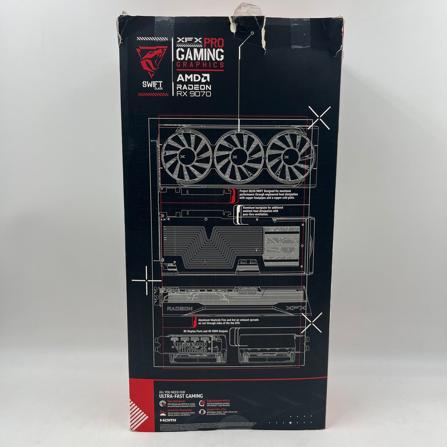 XFX RX 9070 OC Swift Triple Fan 16GB GDDR6 Graphics Card RX-97SWFB3BA
