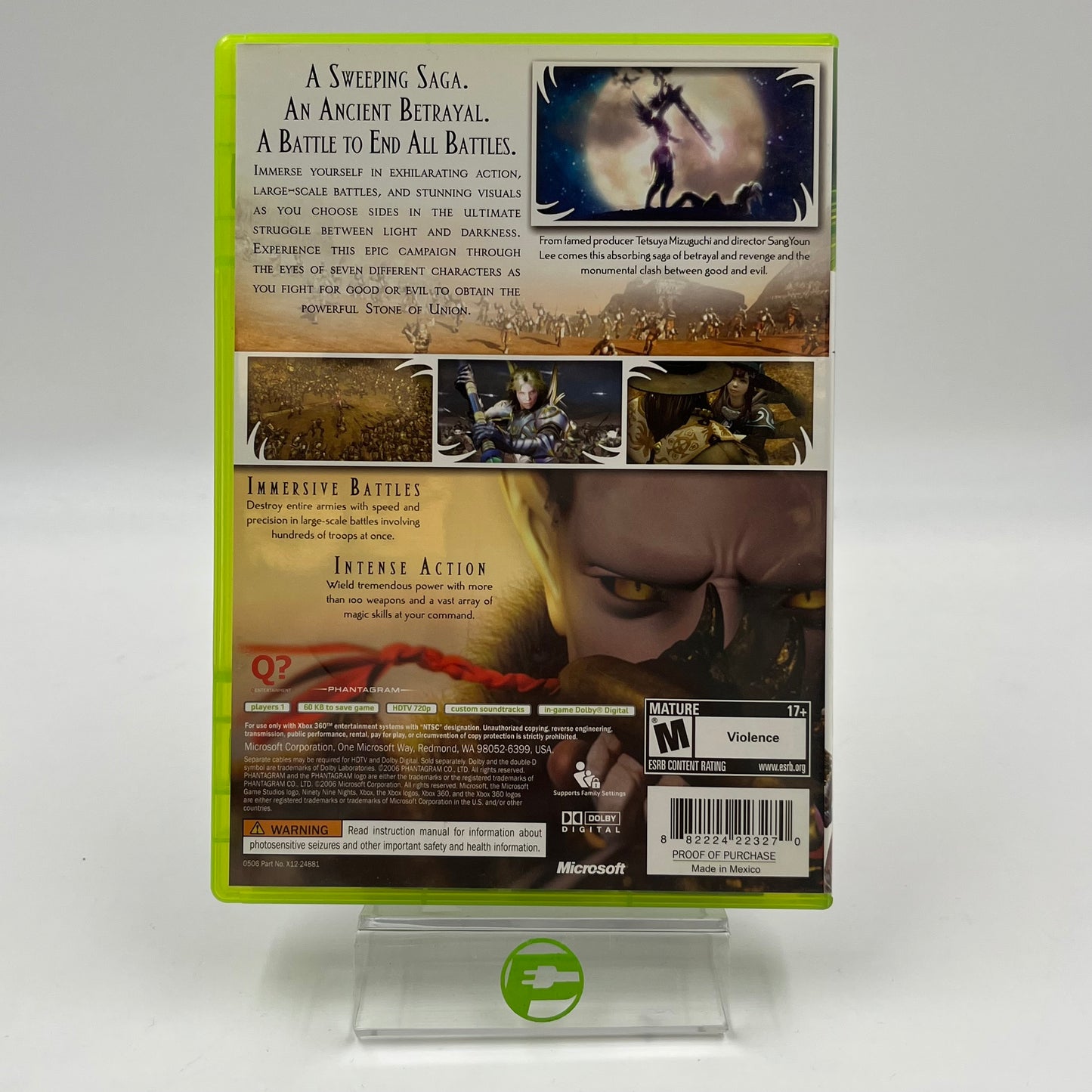 Ninety Nine Nights (Microsoft Xbox 360, 2006)