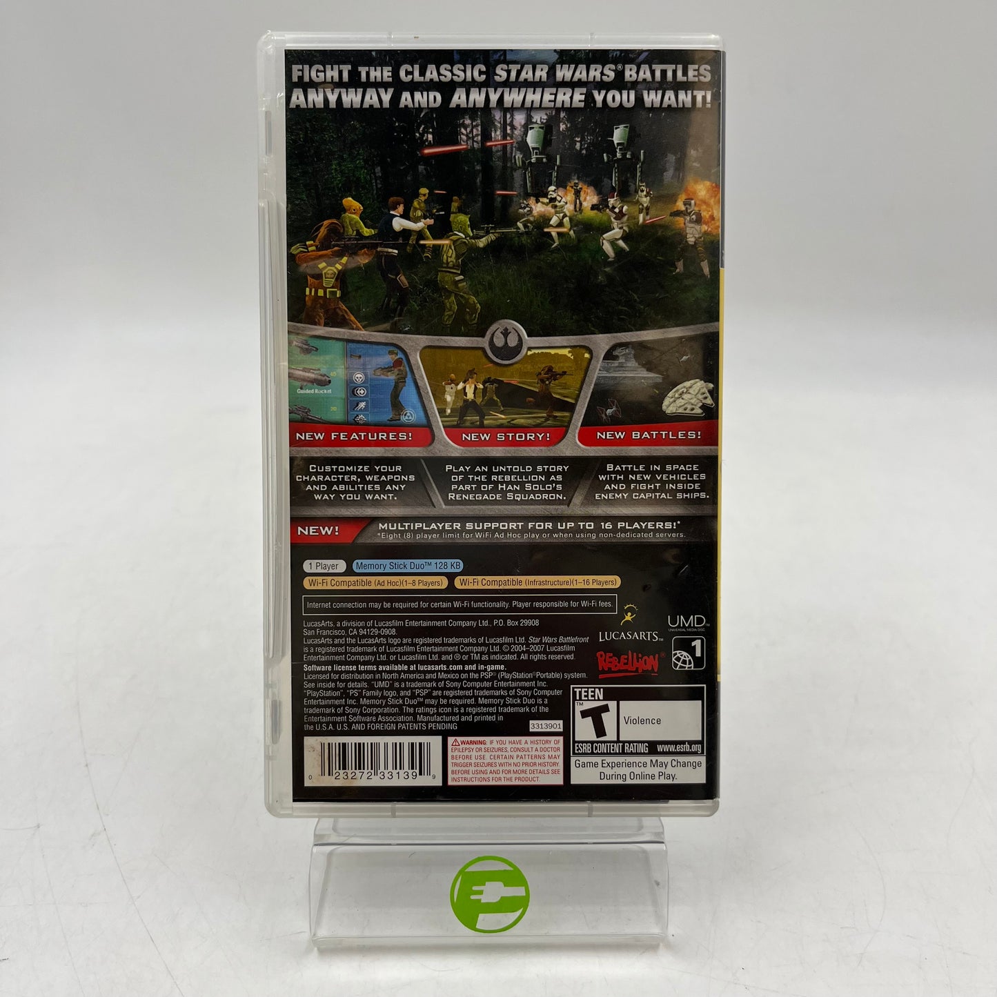 Star Wars Battlefront Renegade Squadron (Sony PlayStation Portable PSP, 2007)
