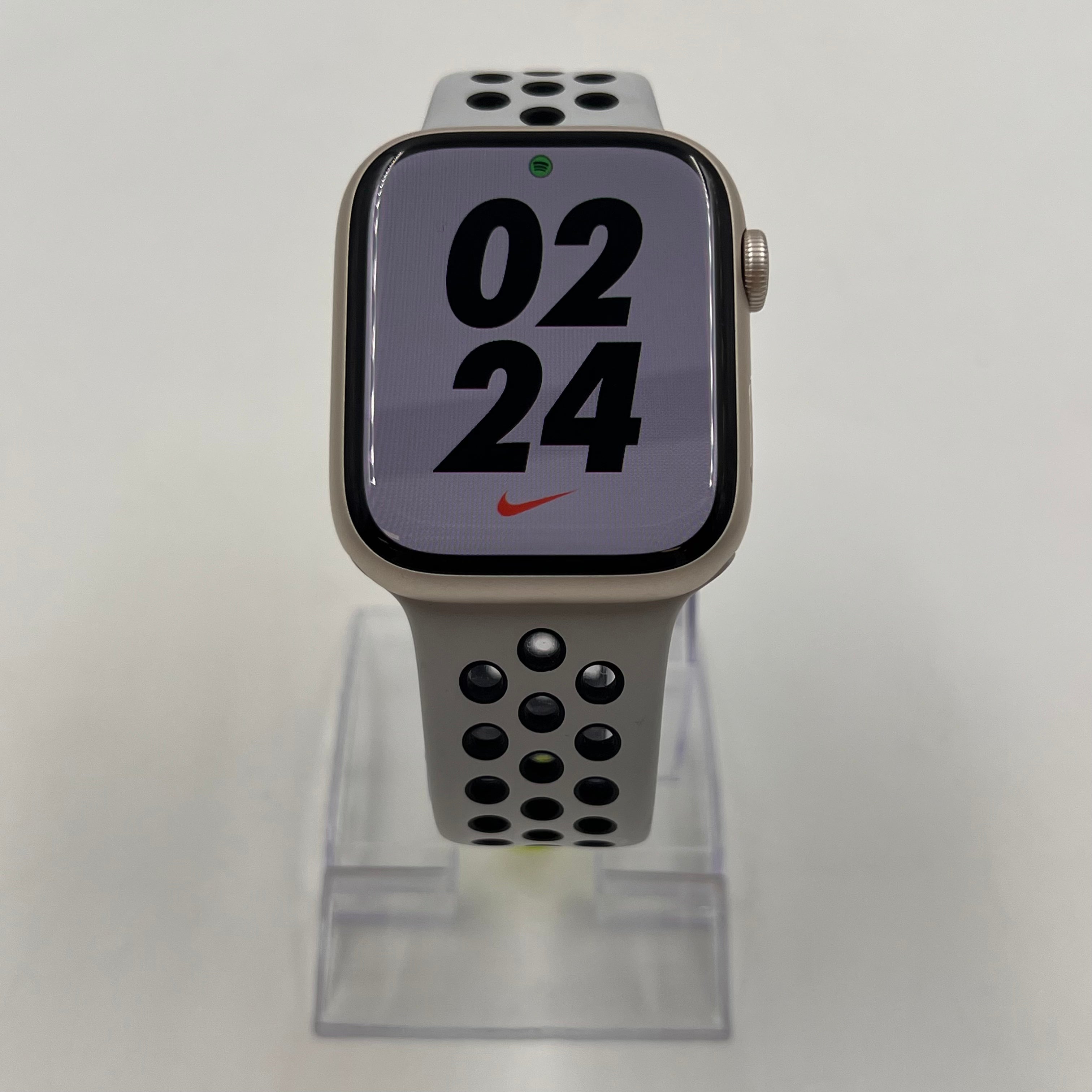 Factory Unlocked Apple Watch Series 7 Nike 45MM Aluminum and Ceramic M ...