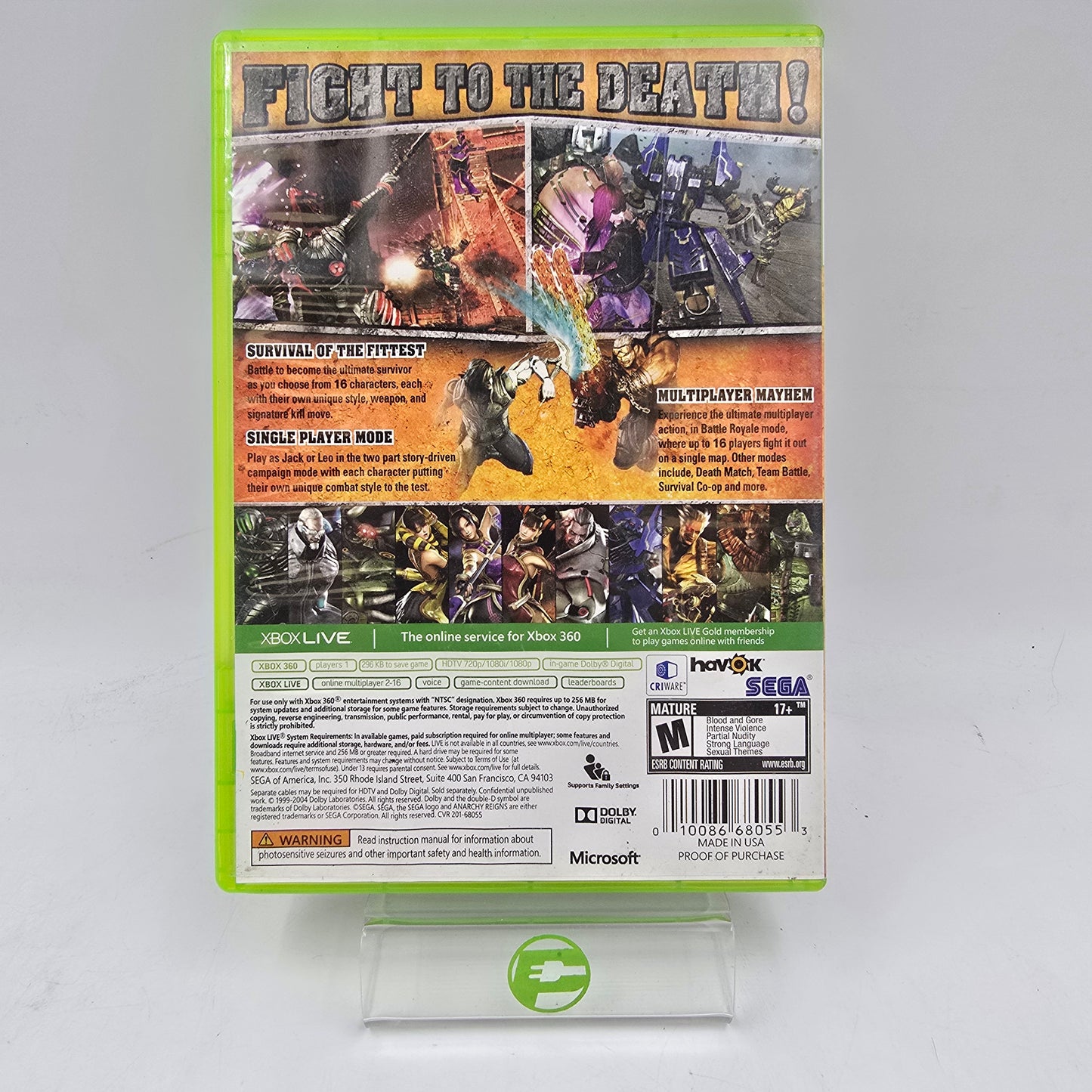 Anarchy Reigns (Microsoft Xbox 360, 2013)