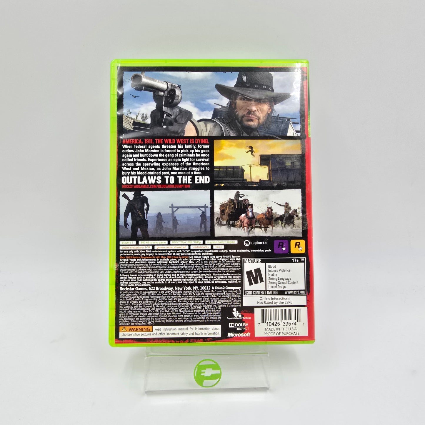 Red Dead Redemption (Microsoft Xbox 360, 2010)