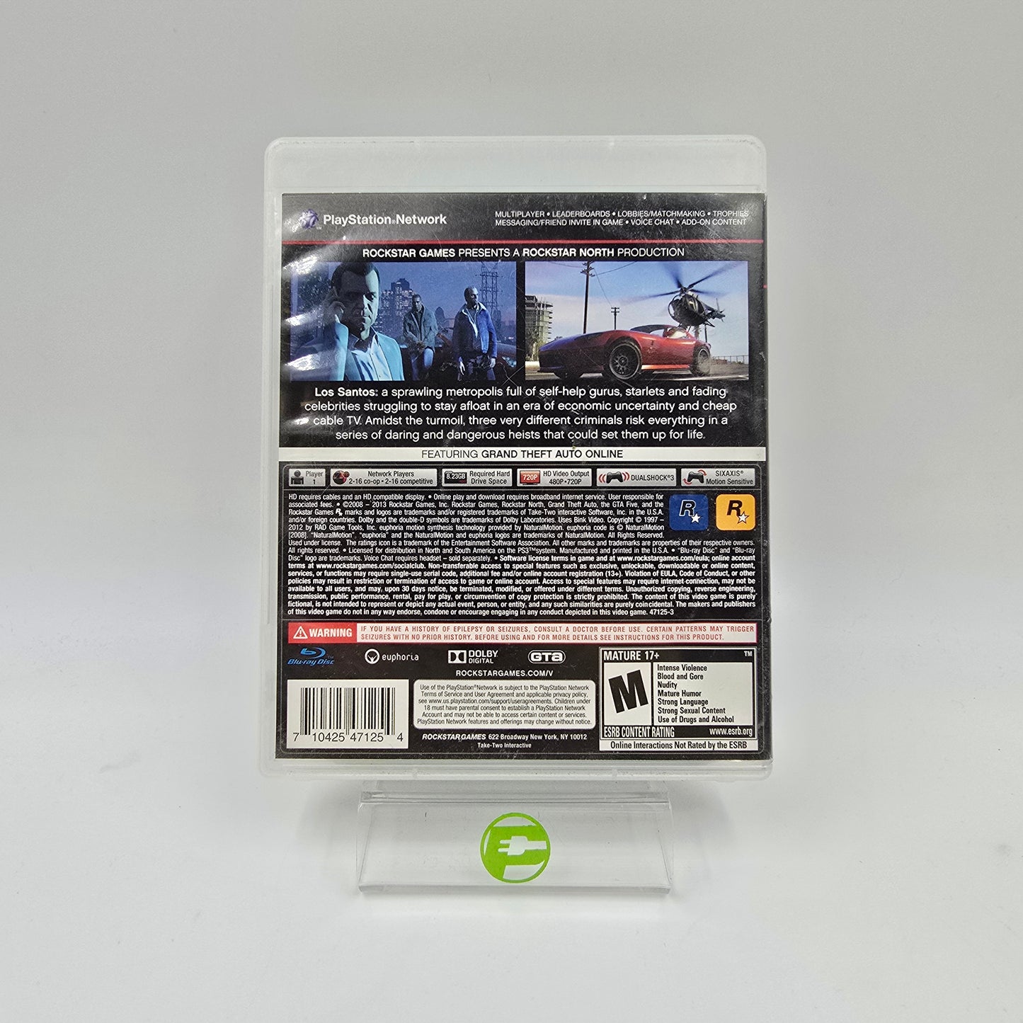 Grand Theft Auto V (Sony PlayStation 3 PS3, 2013)