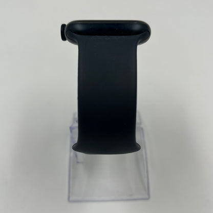 GPS Only Apple Watch Series 7 45MM Black Aluminum Midnight Sport Band MKJ73LL/A