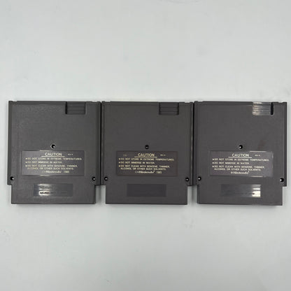 Lot of 3 Nintendo NES Games Super Mario Cartridge Bundle
