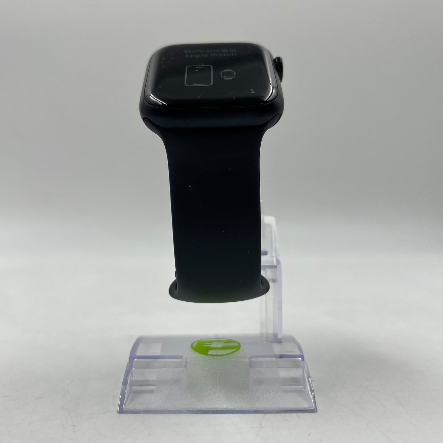 Unlocked Apple Watch Series 7 45MM Black Aluminum Midnight Sport Band MKJ73LL/A
